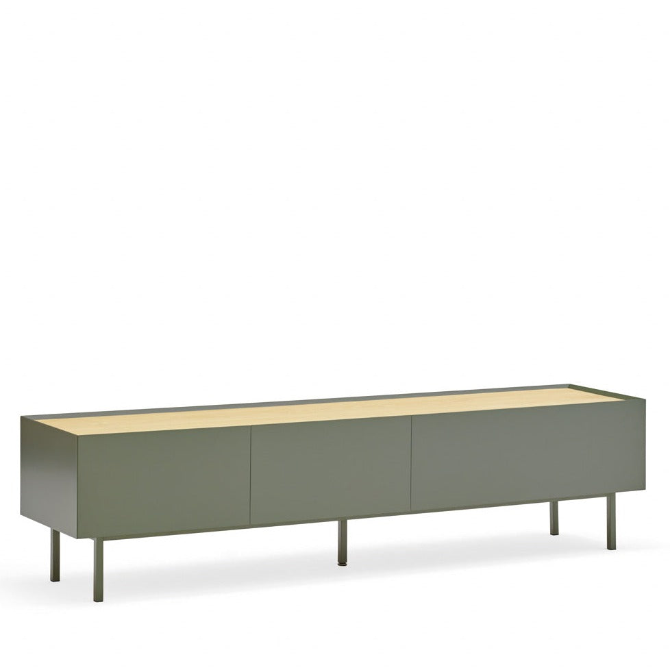 Meuble TV 180x40 cm Arista de Teulat vert