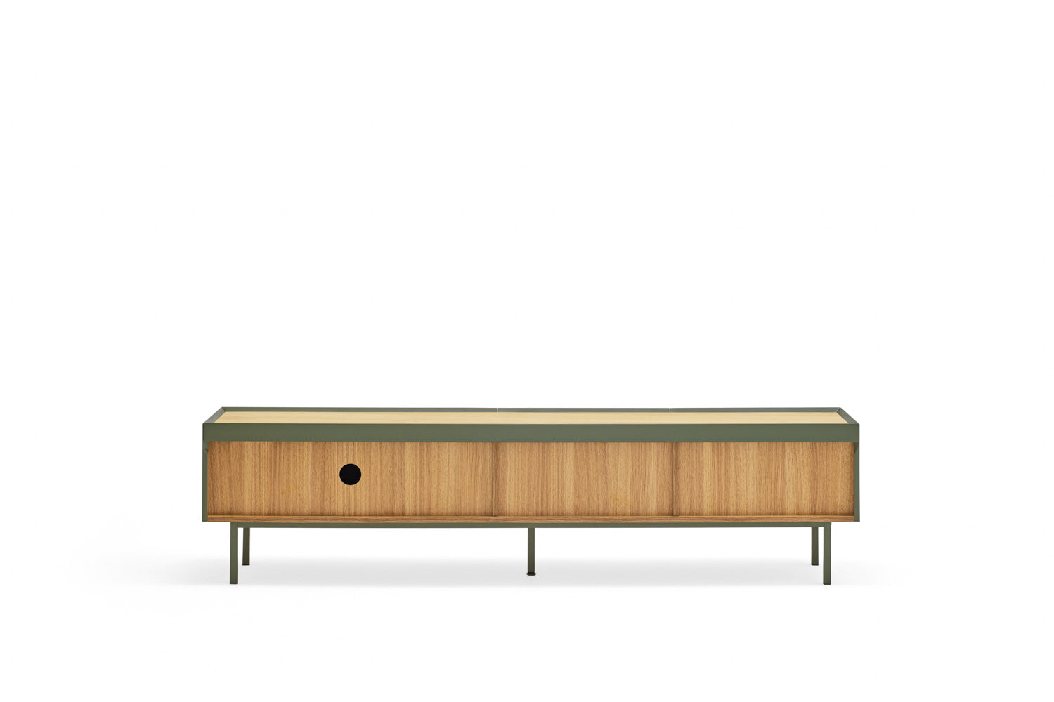 Meuble TV 180x40 cm Arista de Teulat vert