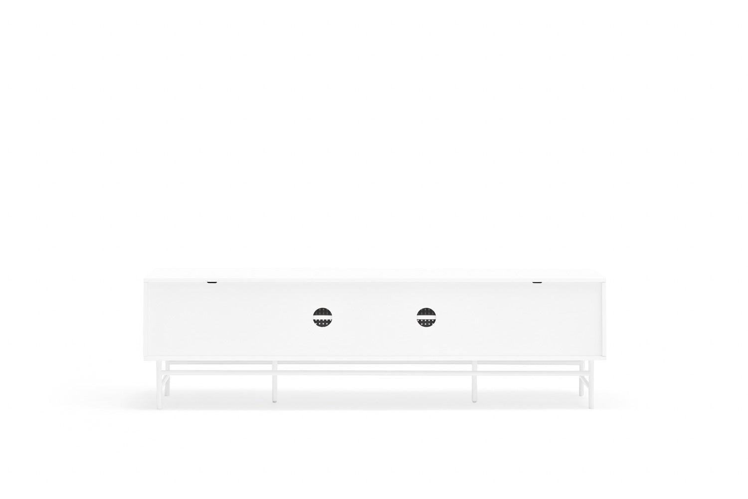 Meuble TV 180x40 cm Punto de Teulat blanc