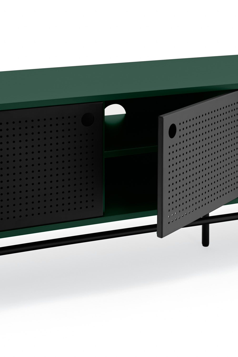 Meuble TV 180x40 cm Punto de Teulat vert