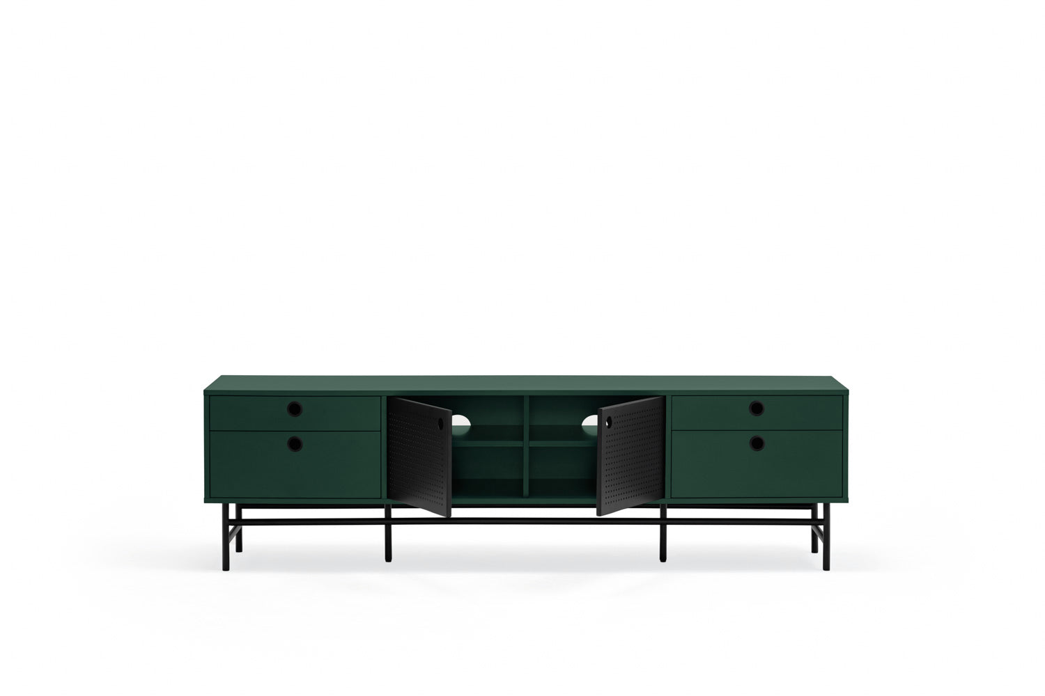 Meuble TV 180x40 cm Punto de Teulat vert
