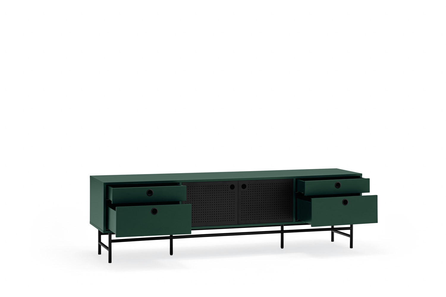 Meuble TV 180x40 cm Punto de Teulat vert