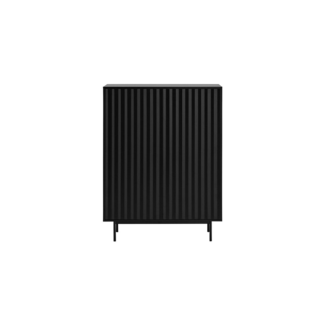 Buffet moderne 2 portes 97x130 cm Sierra de Teulat noir
