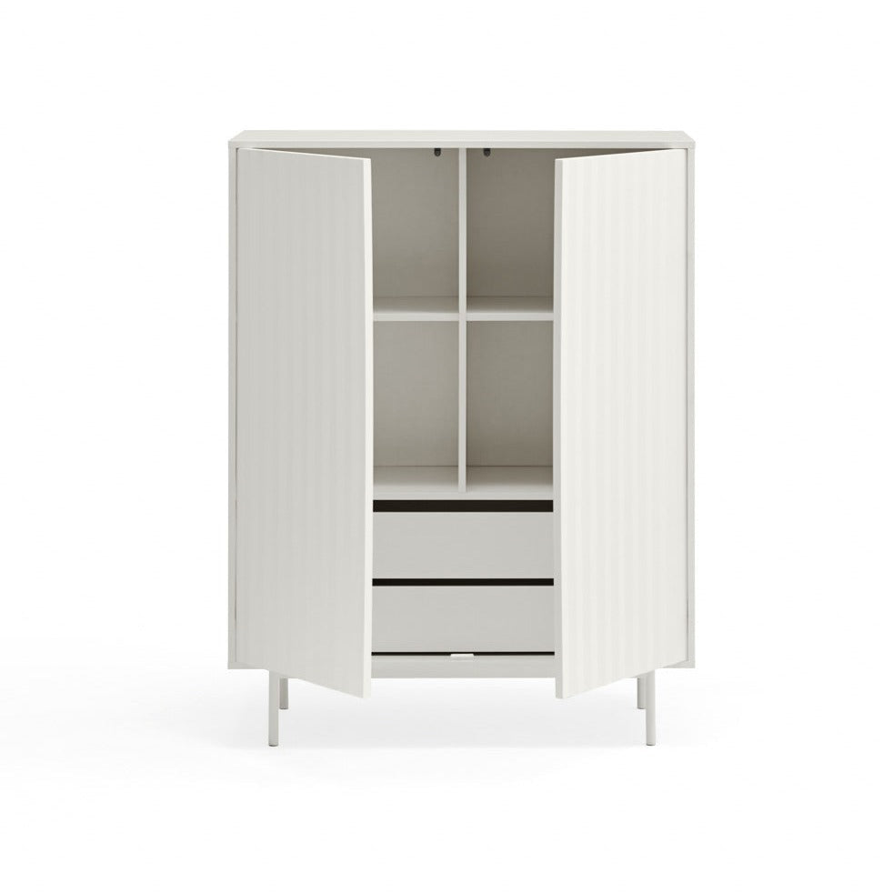 Buffet 2 portes 97x130 cm Sierra de Teulat blanc 