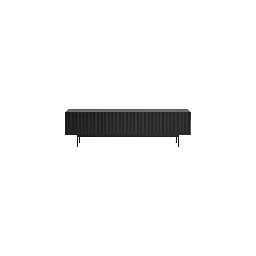 Meuble TV 180x40 cm Sierra de Teulat noir