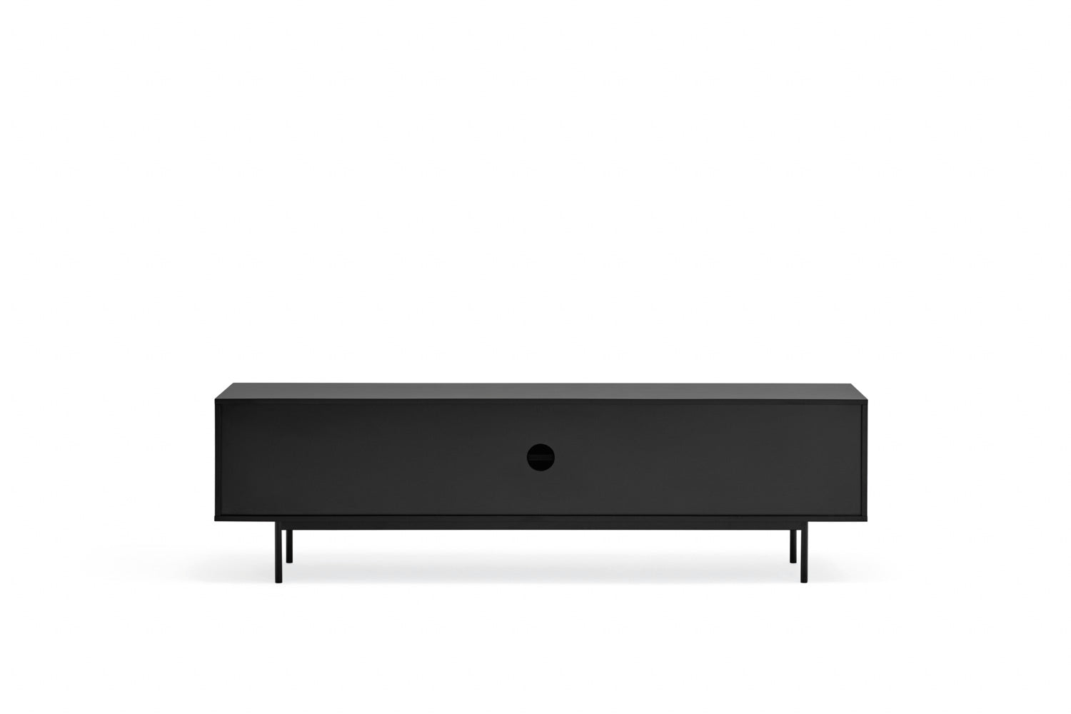 Meuble TV 180x40 cm Sierra de Teulat noir