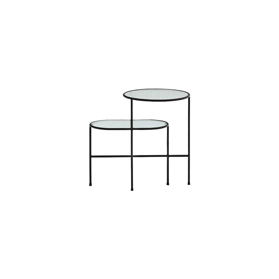Lot de 2 tables basses 60x40 cm Nix de Teulat noires