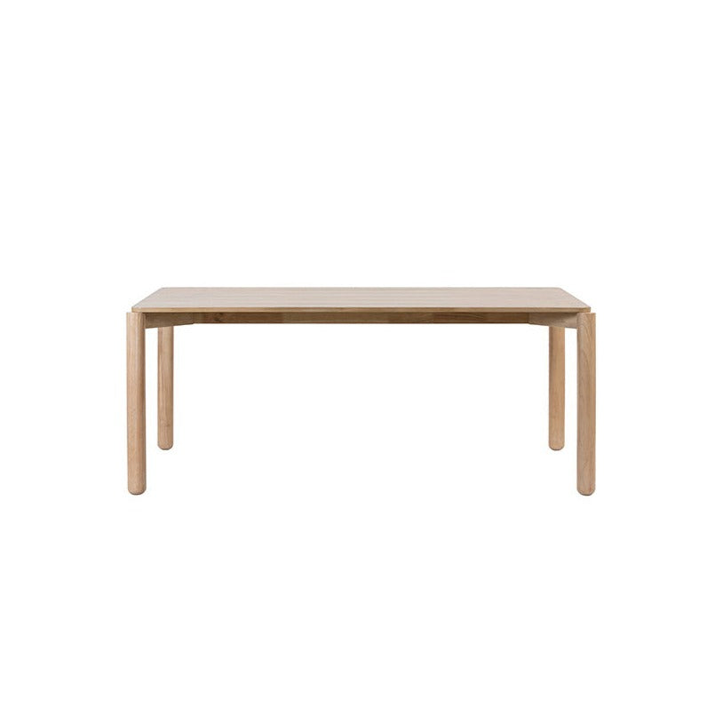 Table à manger 6 places 180x100 cm Atlas de Teulat en bois naturel 