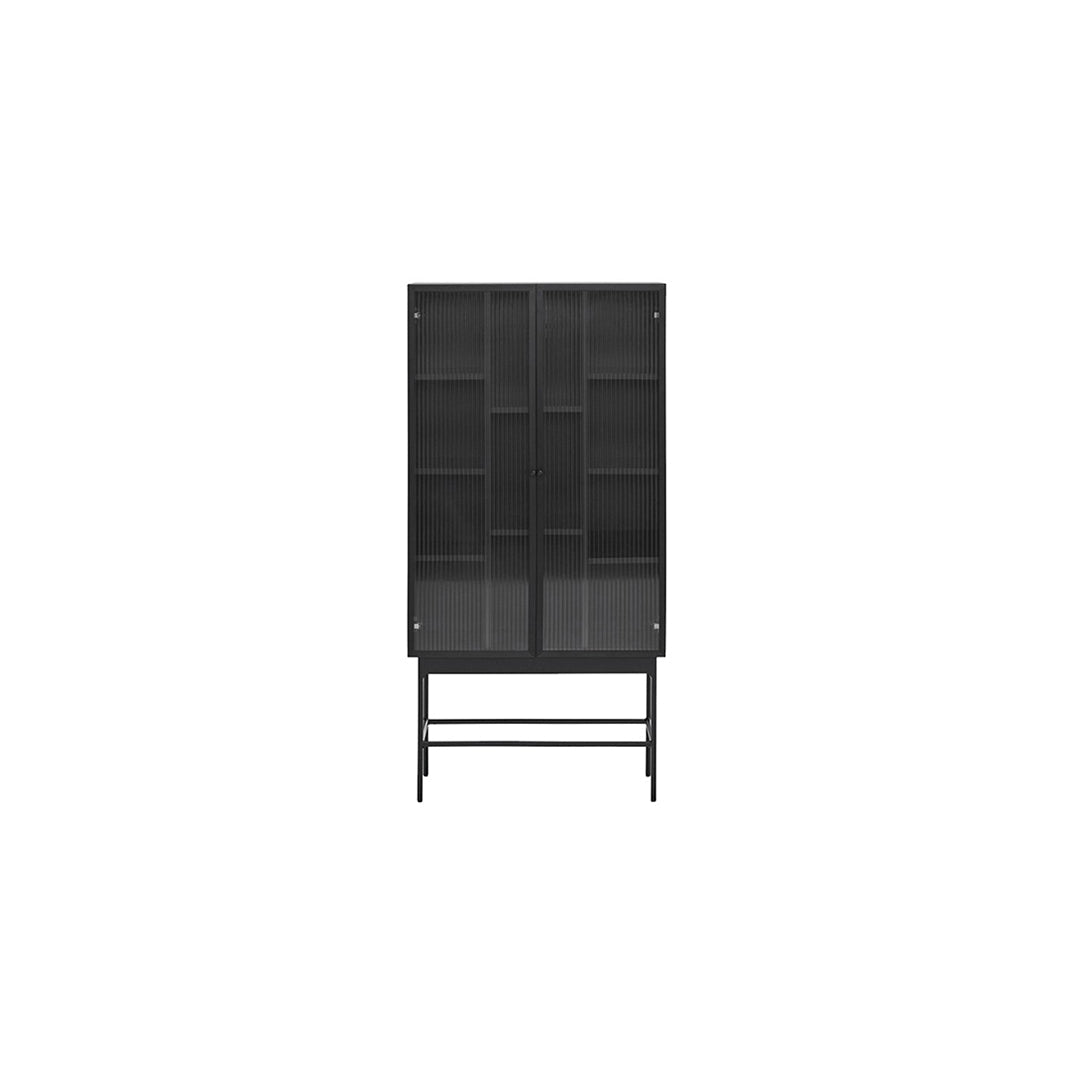 Buffet moderne 2 portes  70x140 cm Blur par Teulat noir