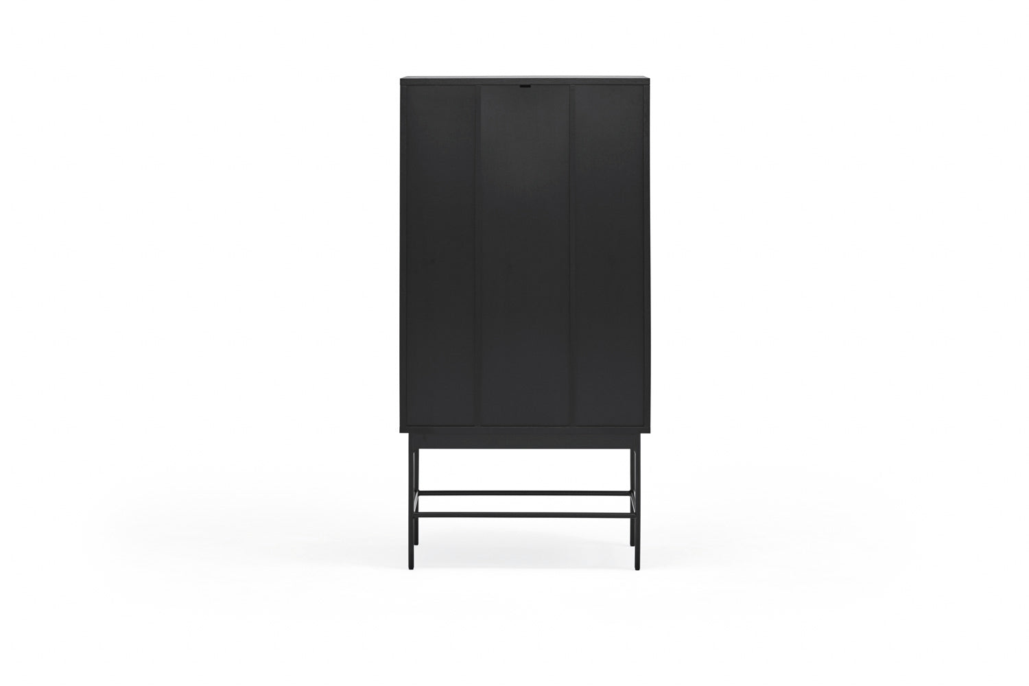 Buffet moderne 2 portes  70x140 cm Blur par Teulat noir