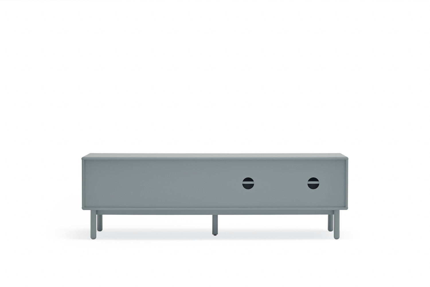 Meuble TV 180x40 cm Corvo de Teulat gris perle