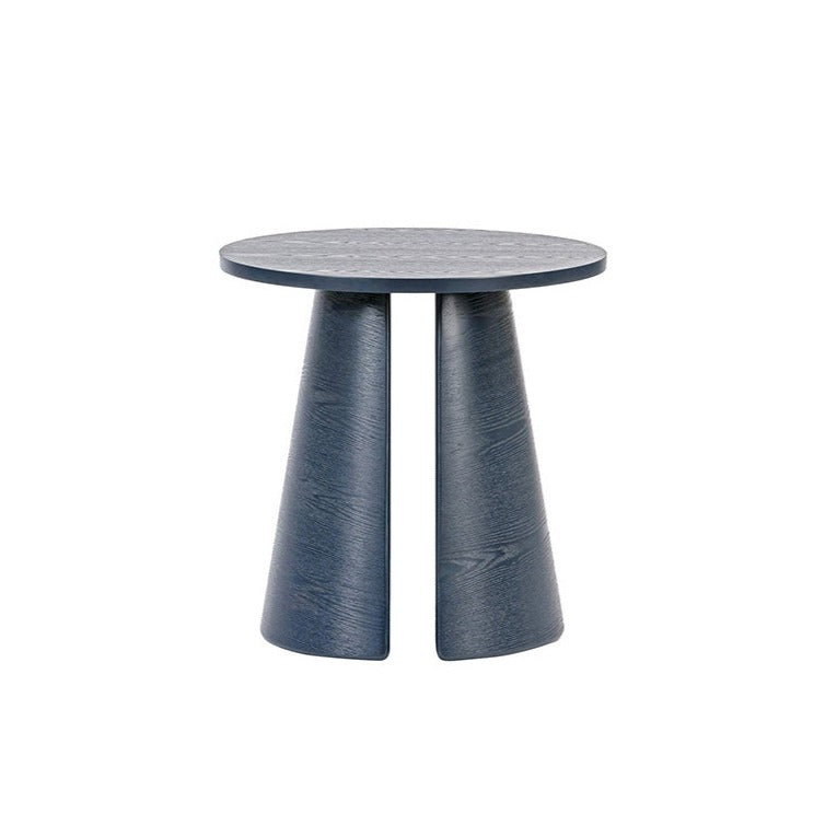 Table basse ronde Ø50 h50 cm Cep par Teulat en bois bleu