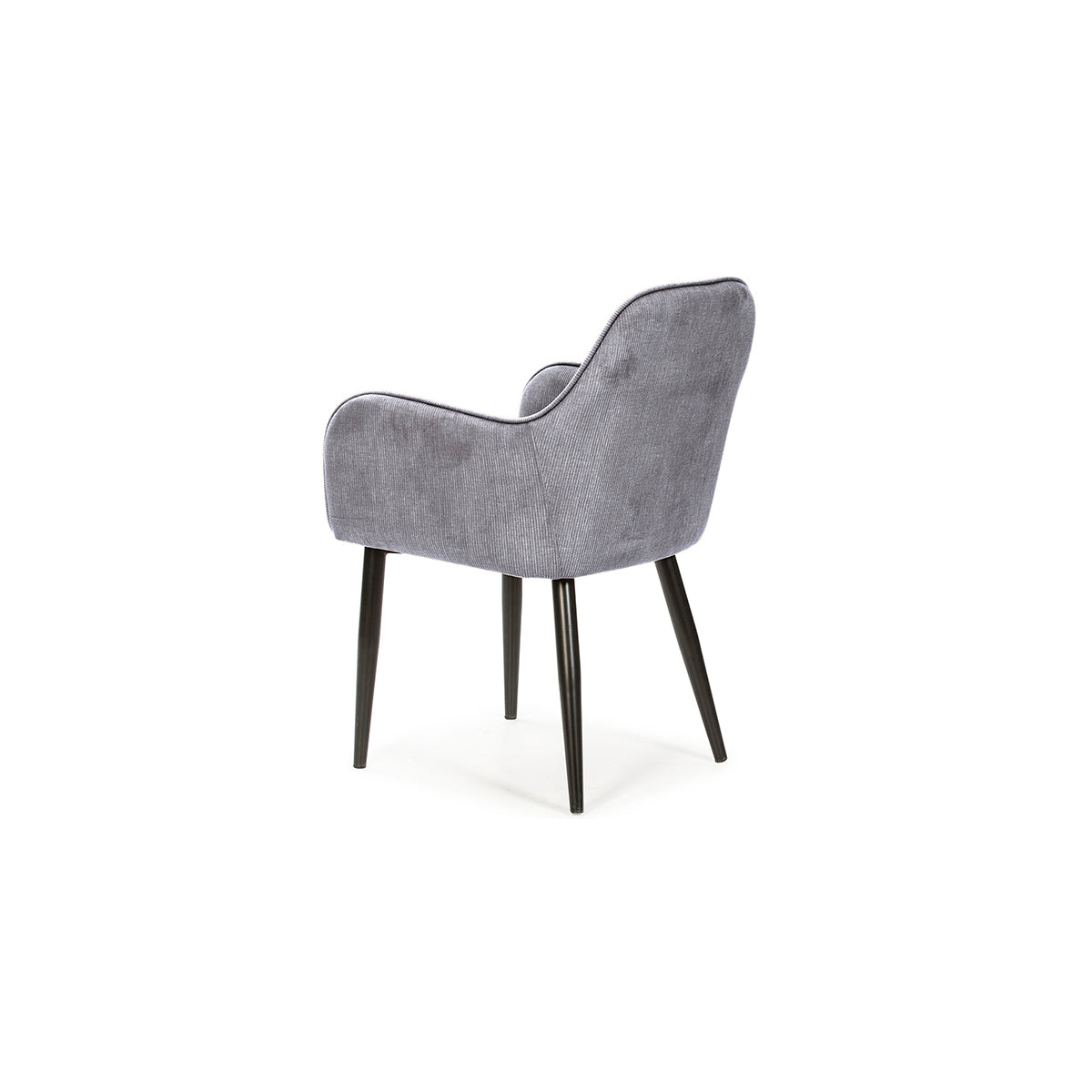 Lot de 2 chaises Sava en velours gris clair
