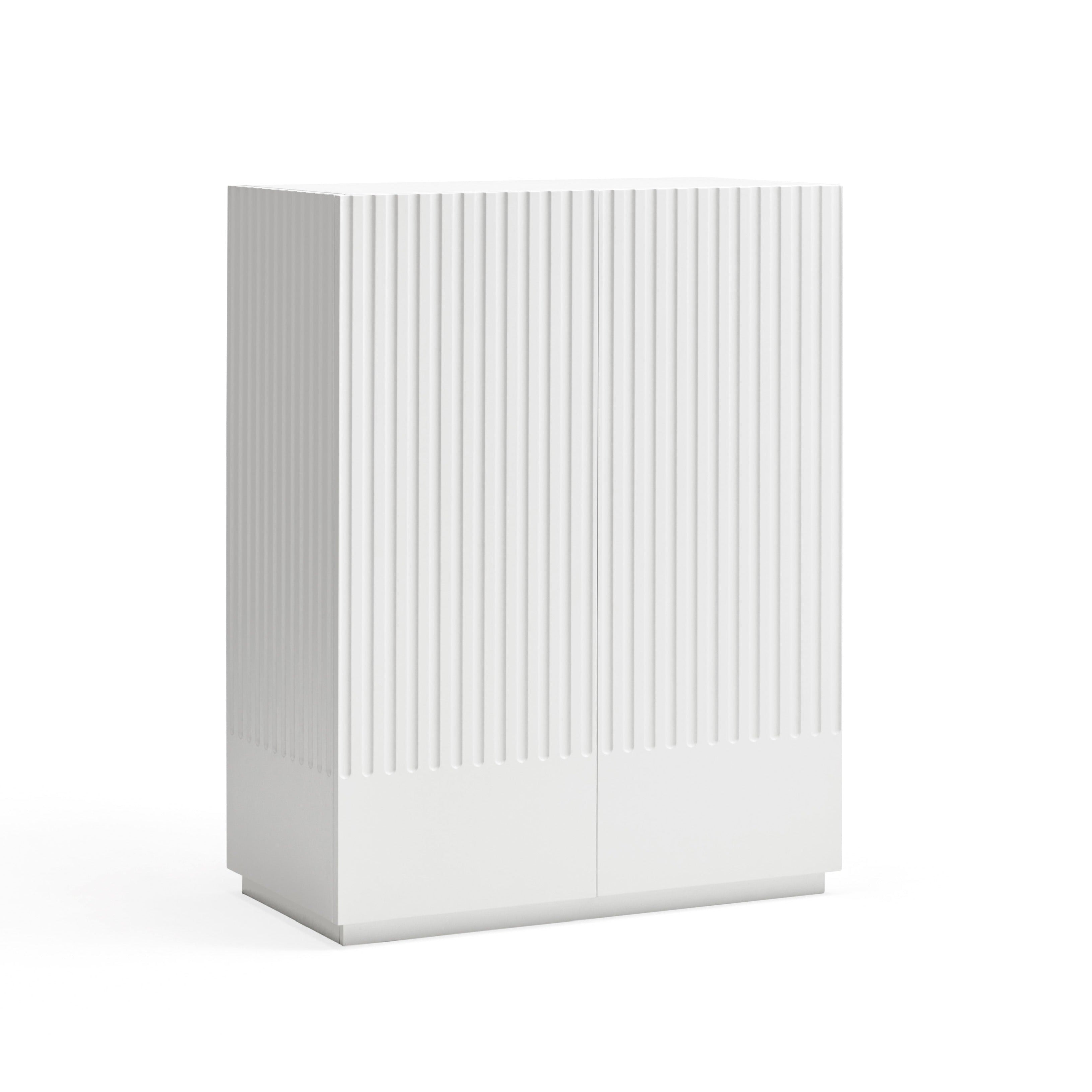 Buffet 2 portes  91x120 cm Doric de Teulat blanc