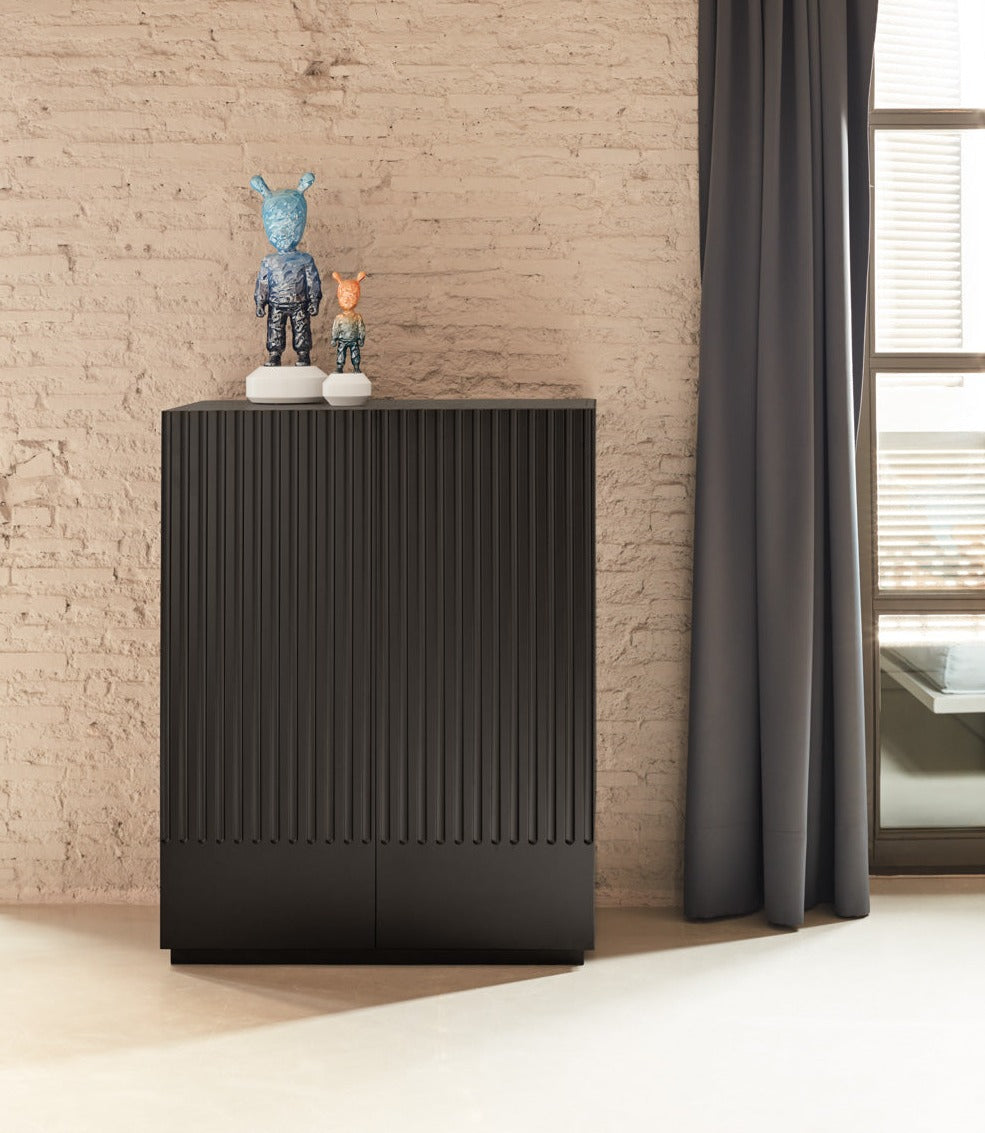 Buffet 2 portes 91x120 cm Doric de Teulat noir