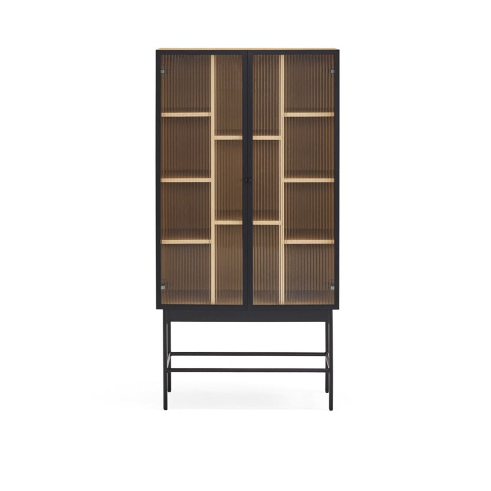 Buffet moderne 2 portes en chêne  70x140 cm Blur par Teulat