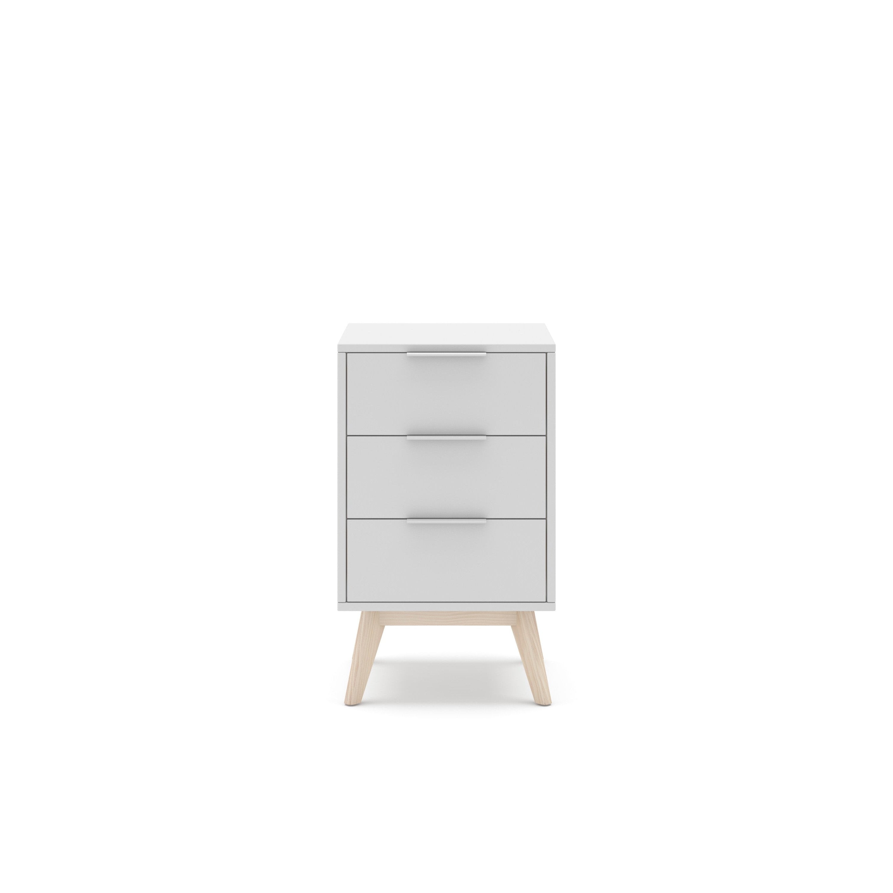 Comodino con 3 cassetti Aurora 40x66 cm