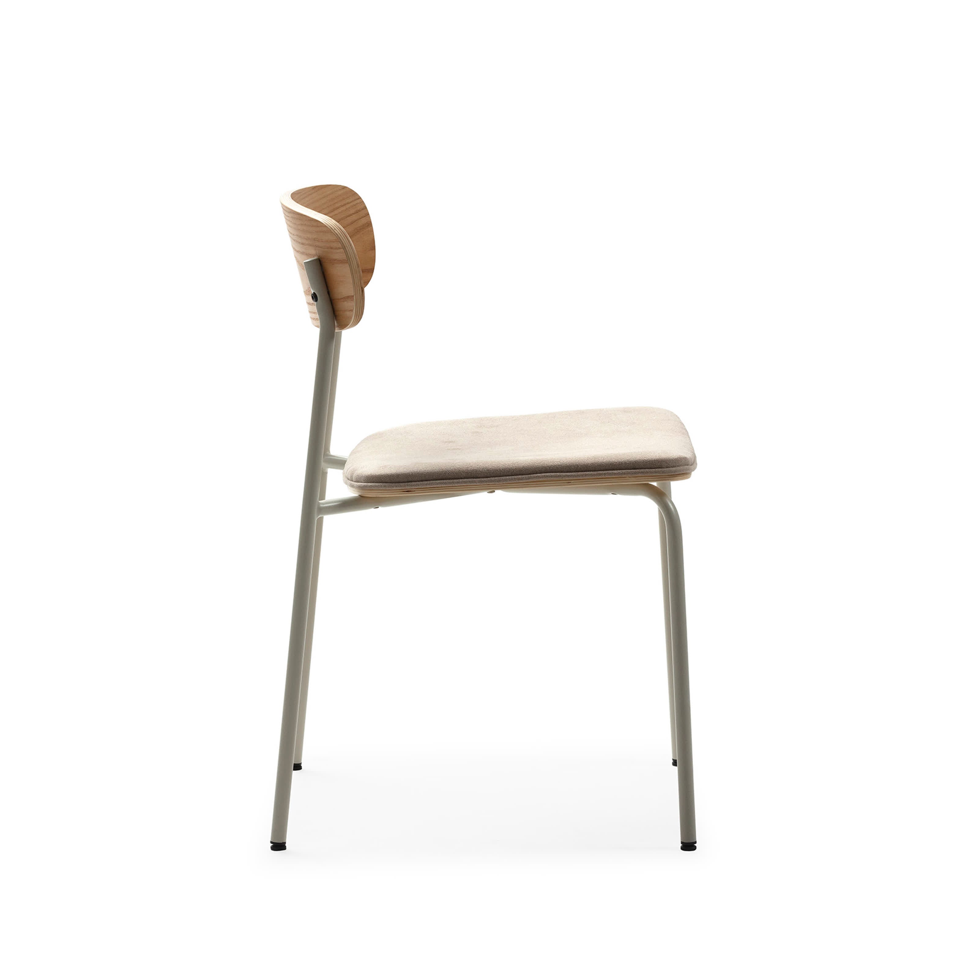 Set di 2 sedie in legno con gambe in metallo Adri 46x52 h78 cm