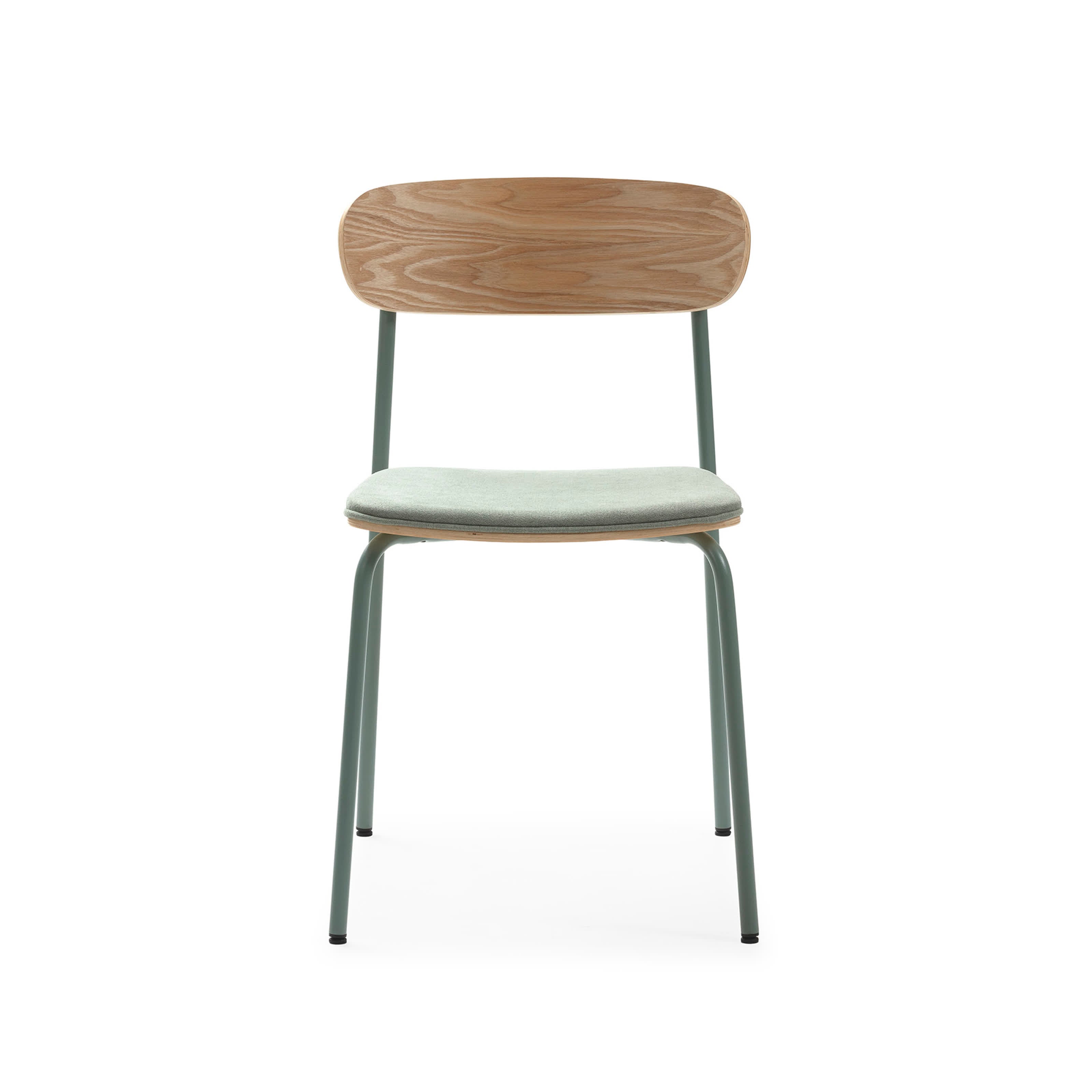 Set di 2 sedie in legno con gambe in metallo Adri 46x52 h78 cm