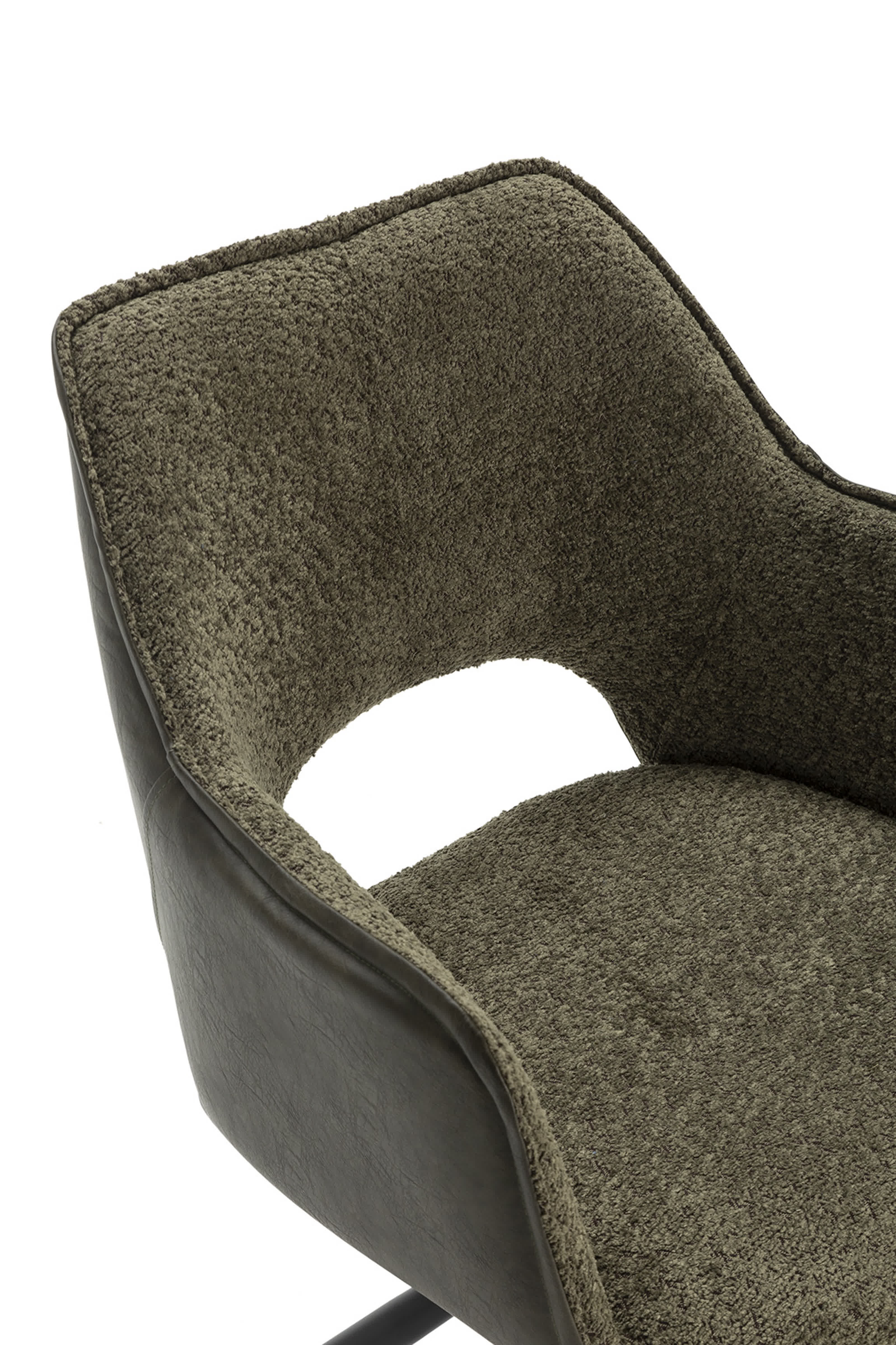 Set di 2 poltrone con gambe in metallo nero Mariel 48x49 h80 cm