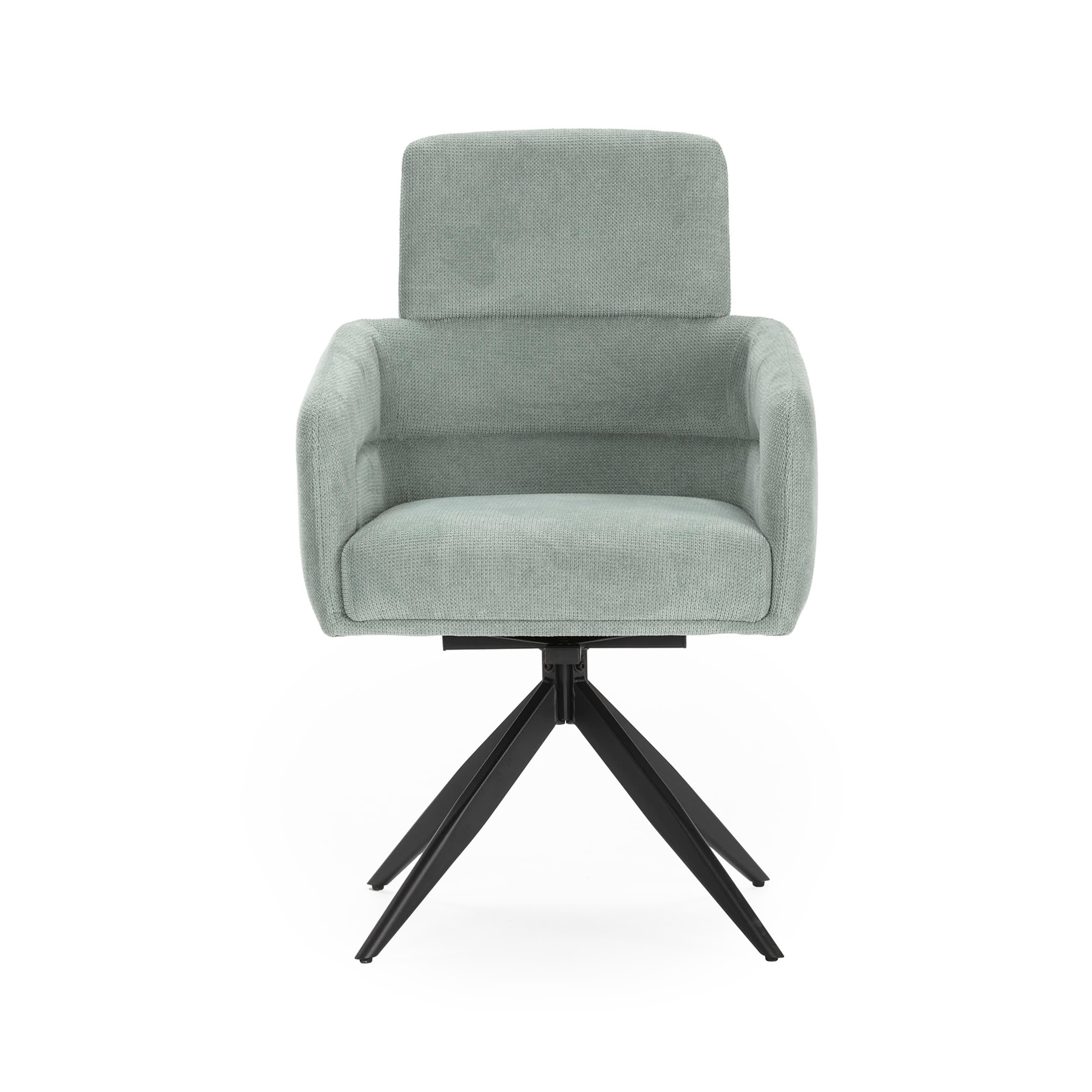 Set di 2 poltrone in velluto a coste con gambe in metallo Grace 57x65 h92 cm