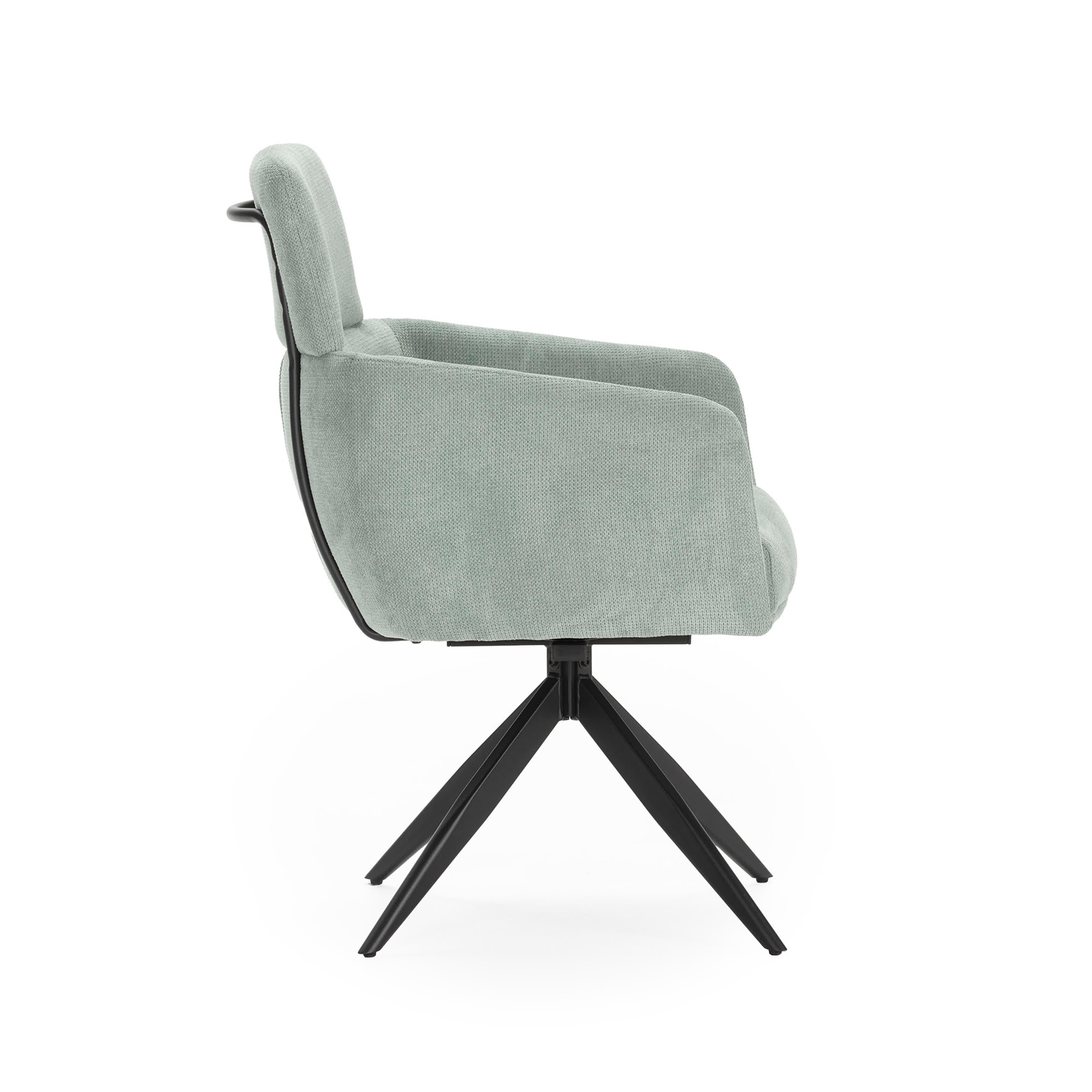 Set di 2 poltrone in velluto a coste con gambe in metallo Grace 57x65 h92 cm