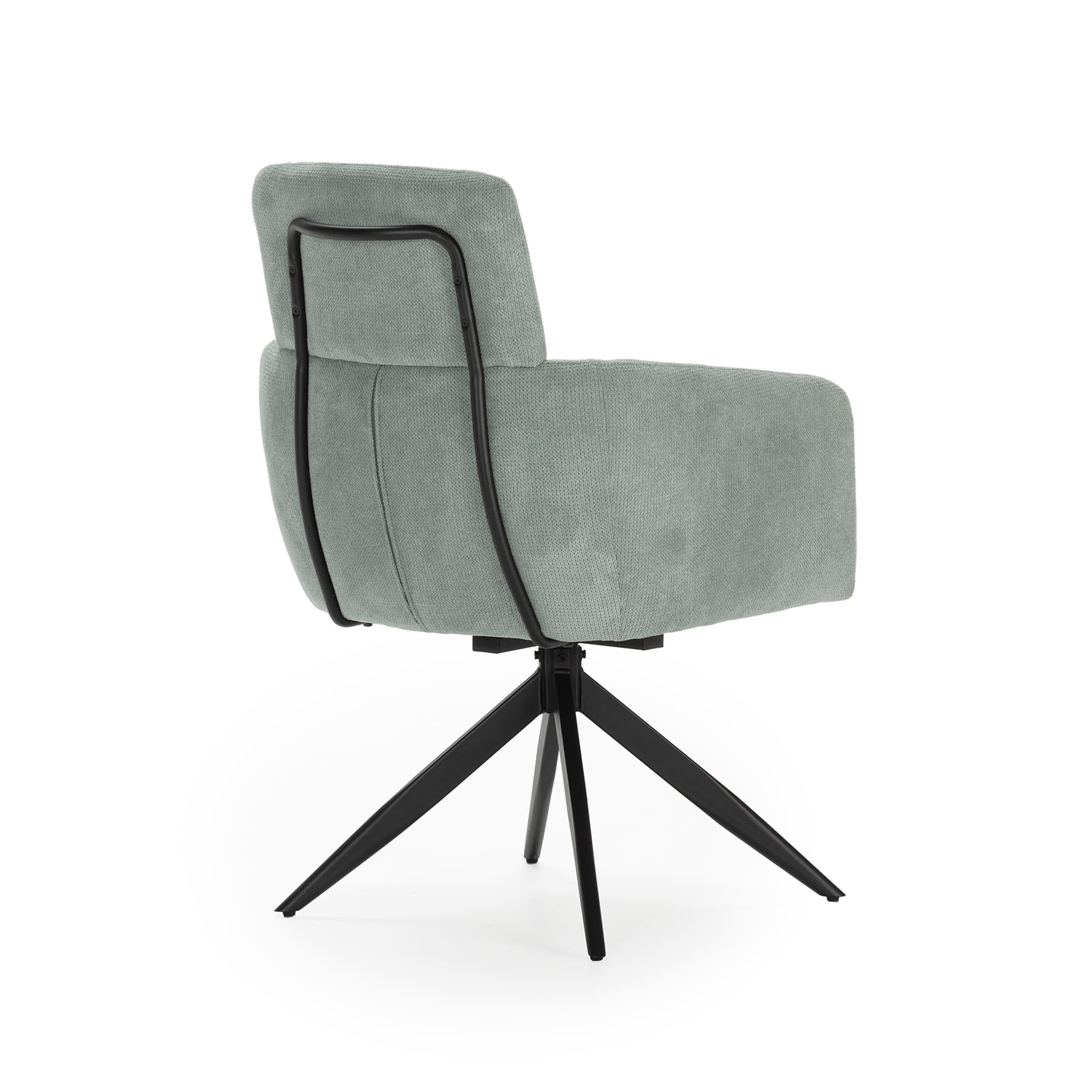 Set di 2 poltrone in velluto a coste con gambe in metallo Grace 57x65 h92 cm