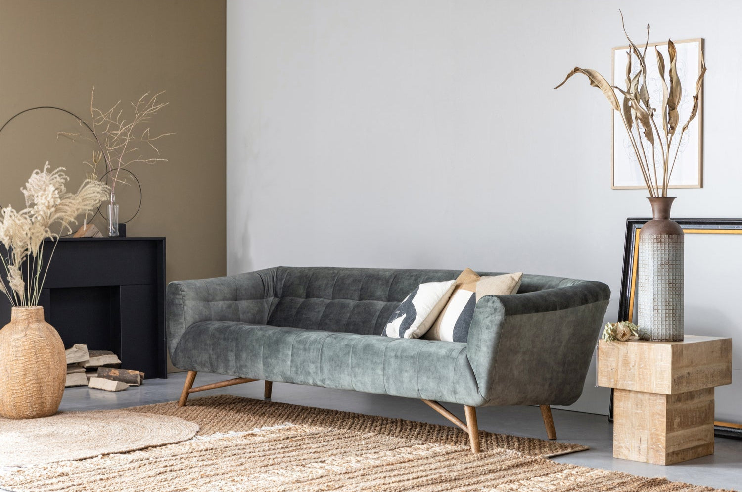 Tappeto naturale Ross 150x150 cm