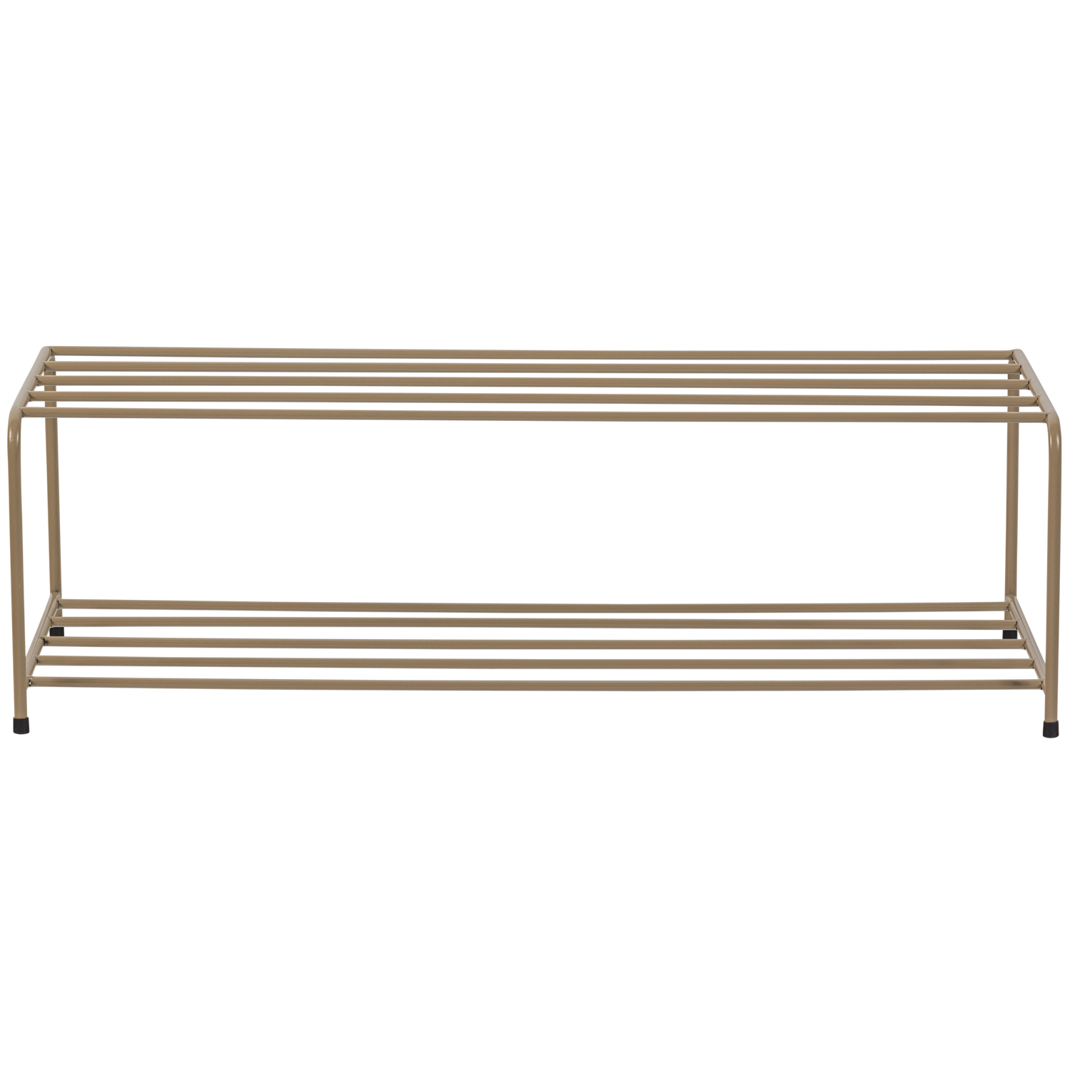 Scarpiera in metallo marrone militare Josse 25x80 cm