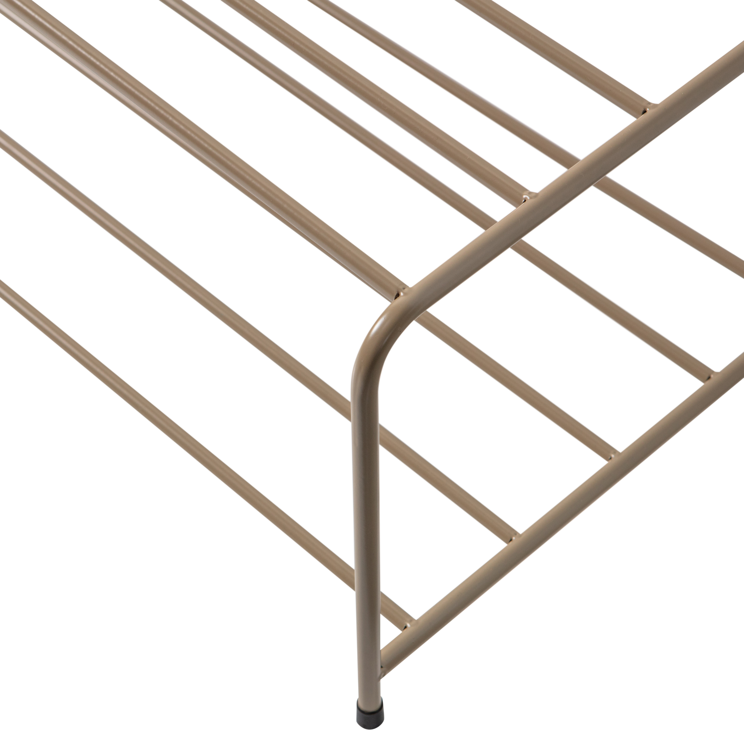 Scarpiera in metallo marrone militare Josse 25x80 cm