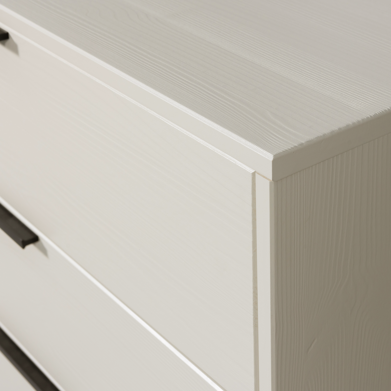 Commode 3 tiroirs en bois de pin Adam 93x94 cm
