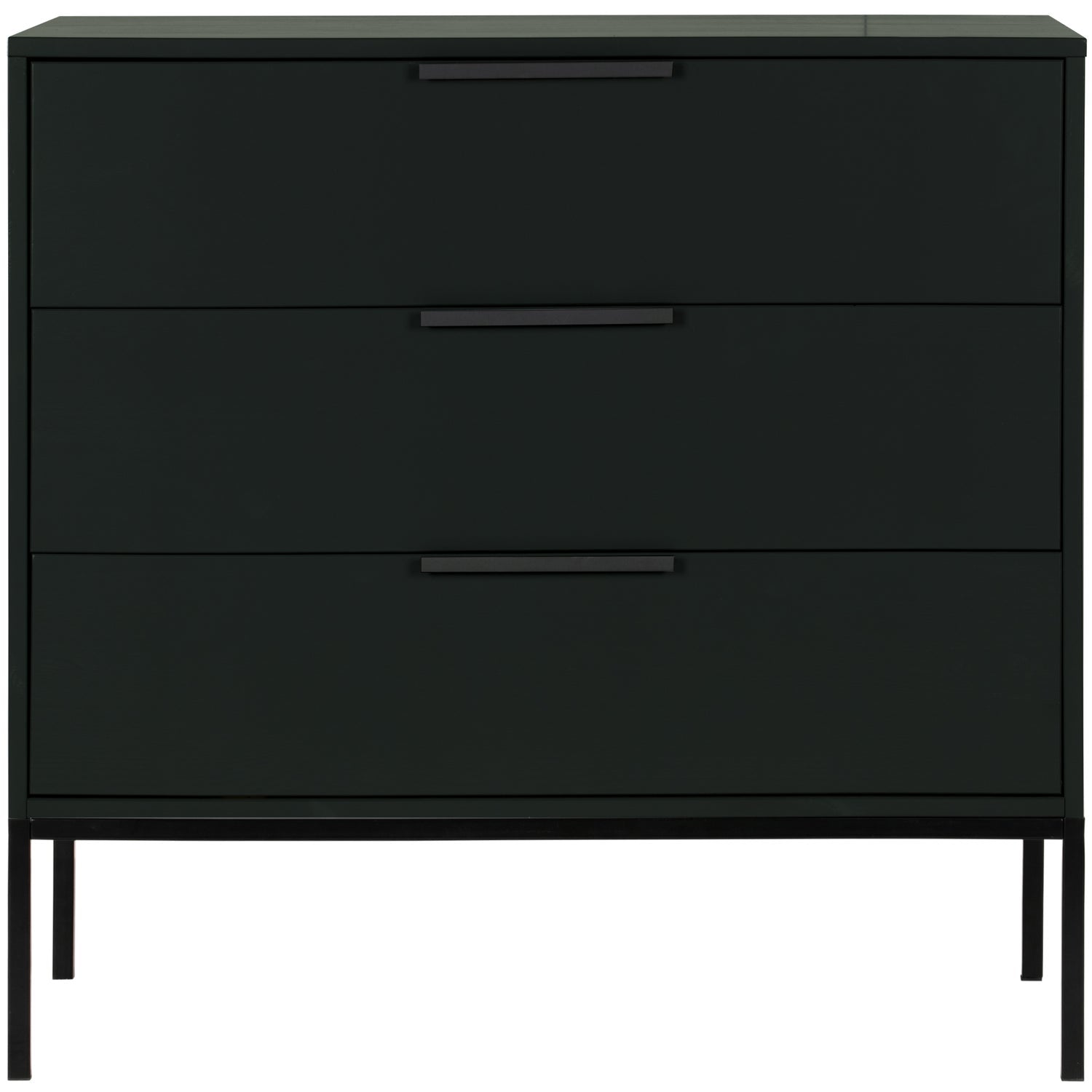 Commode 3 tiroirs en bois de pin Adam 93x94 cm