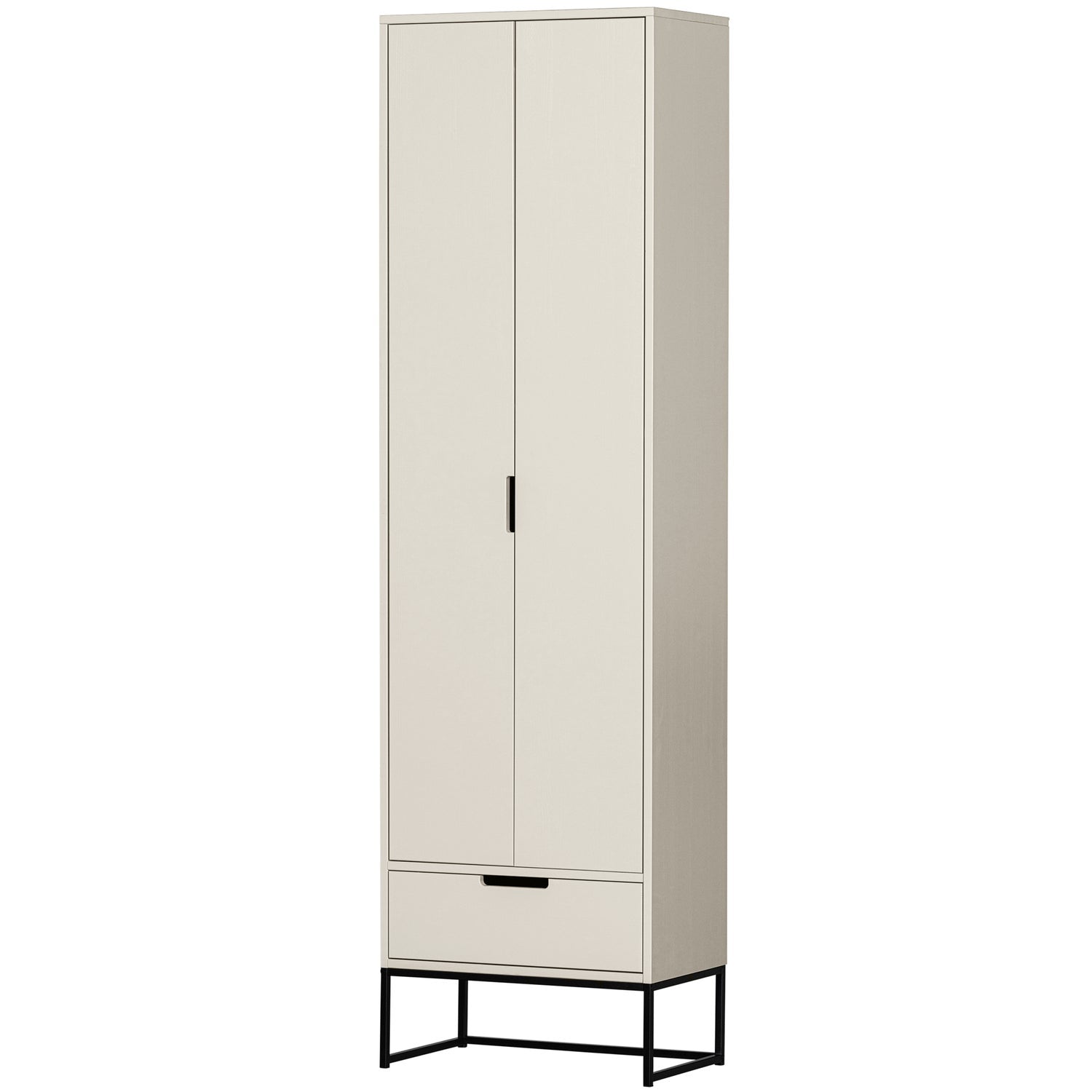 Credenza 2 ante 1 cassetto in polvere di pino Silas 210x60 cm
