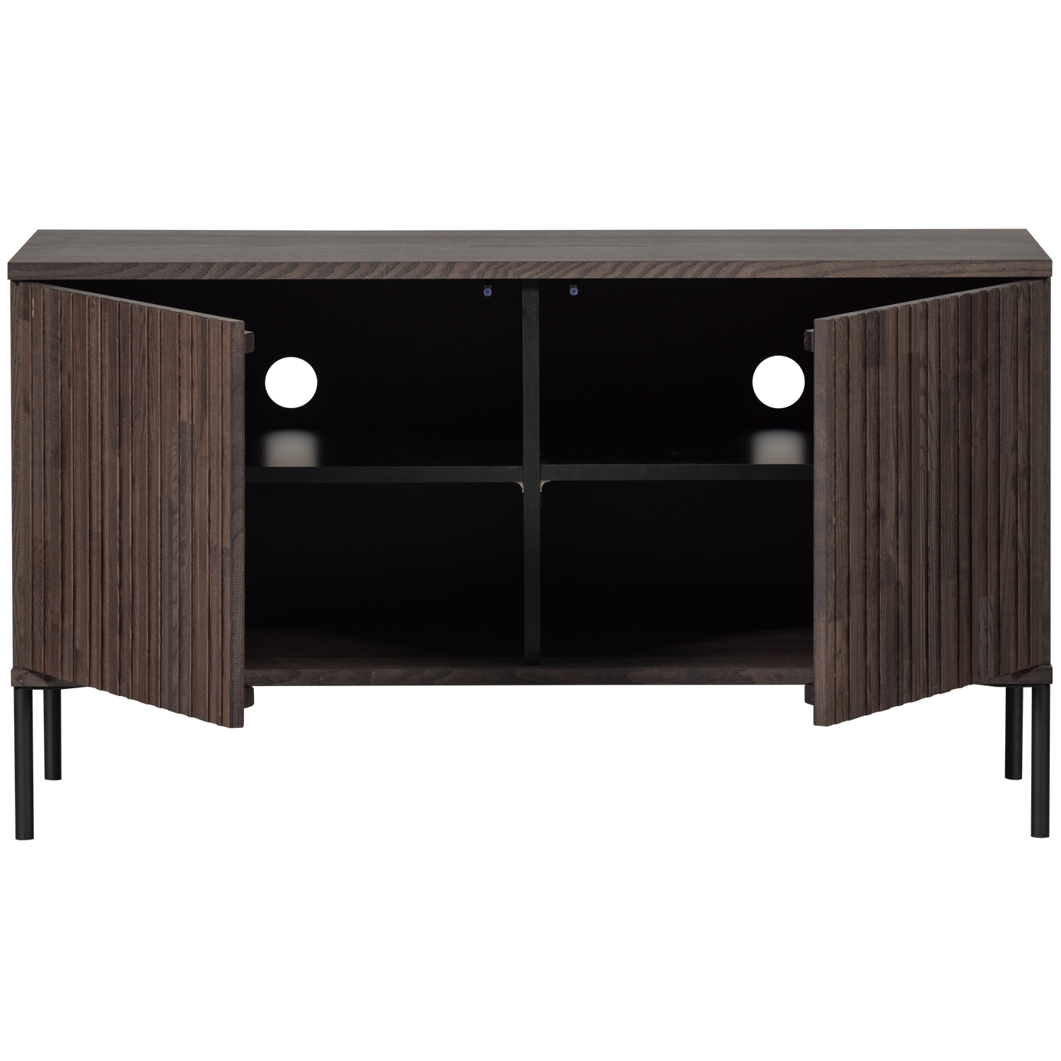 Mobile TV 2 ante in legno di pino New Gravure 56x100 cm