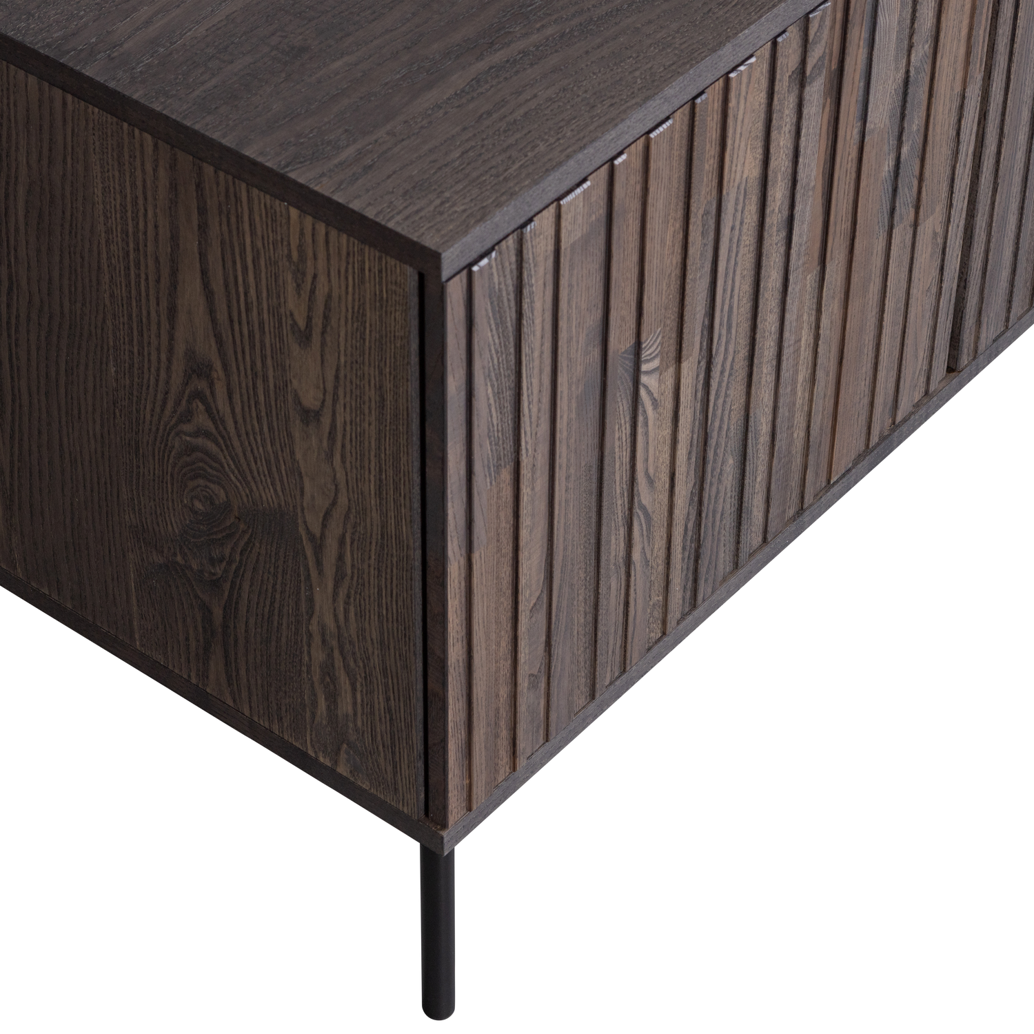 Mobile TV 3 ante in legno di frassino Gravure 56x150 cm