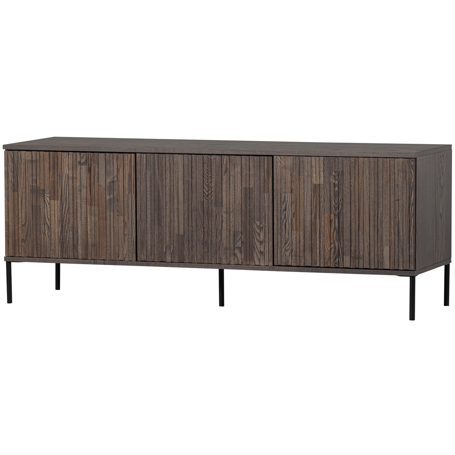 Mobile TV 3 ante in legno di frassino Gravure 56x150 cm