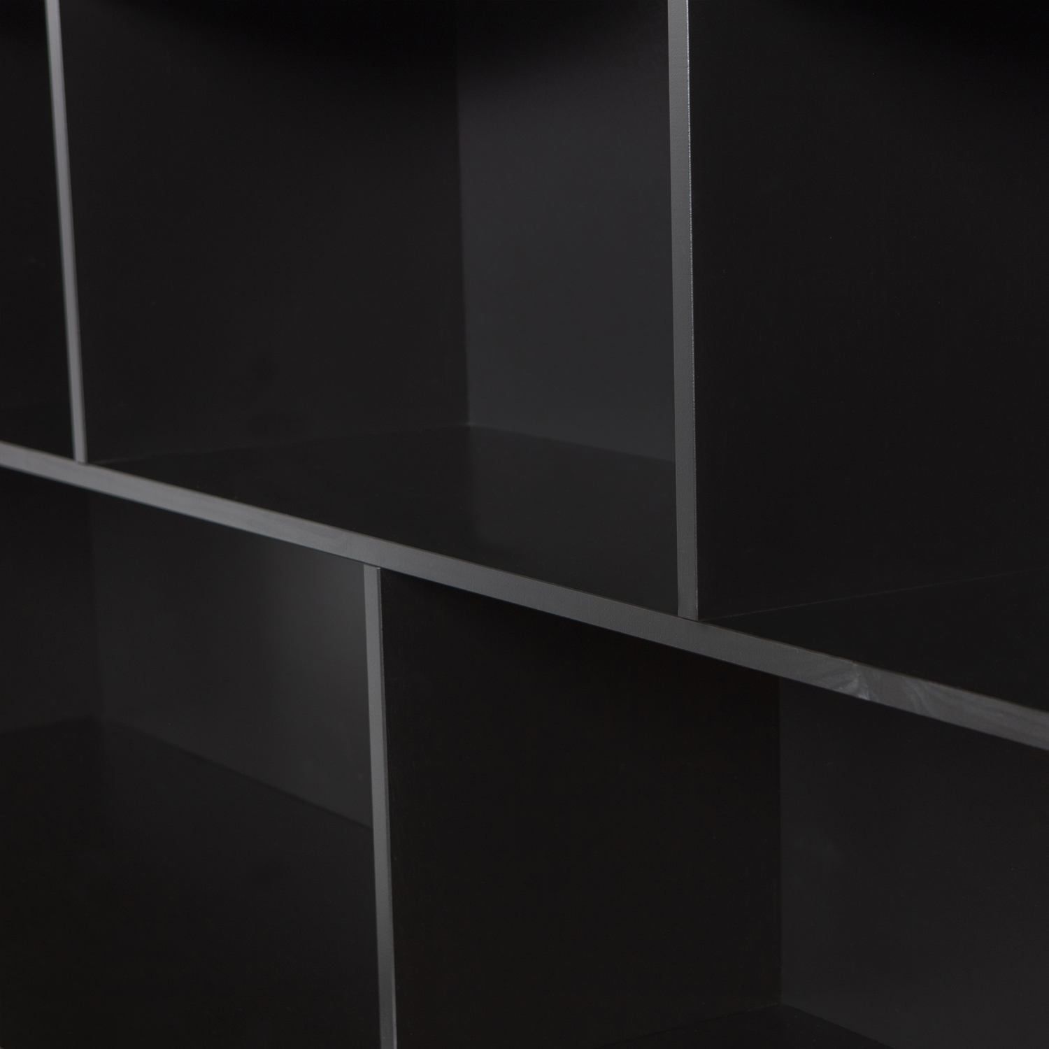 Credenza a giorno in legno di quercia New Gravure 65x200 cm