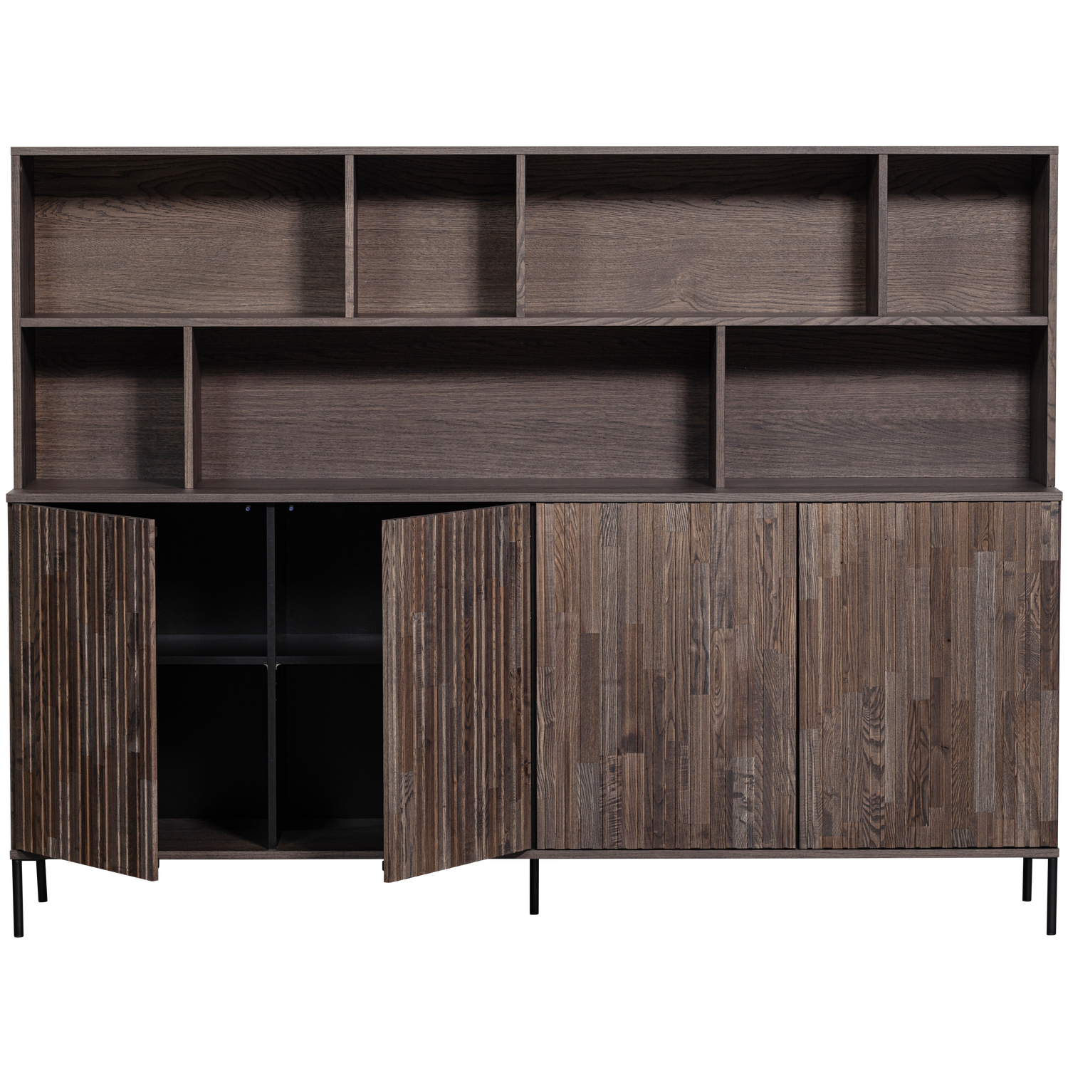 Credenza 4 ante in legno di frassino New Gravure 150x200 cm