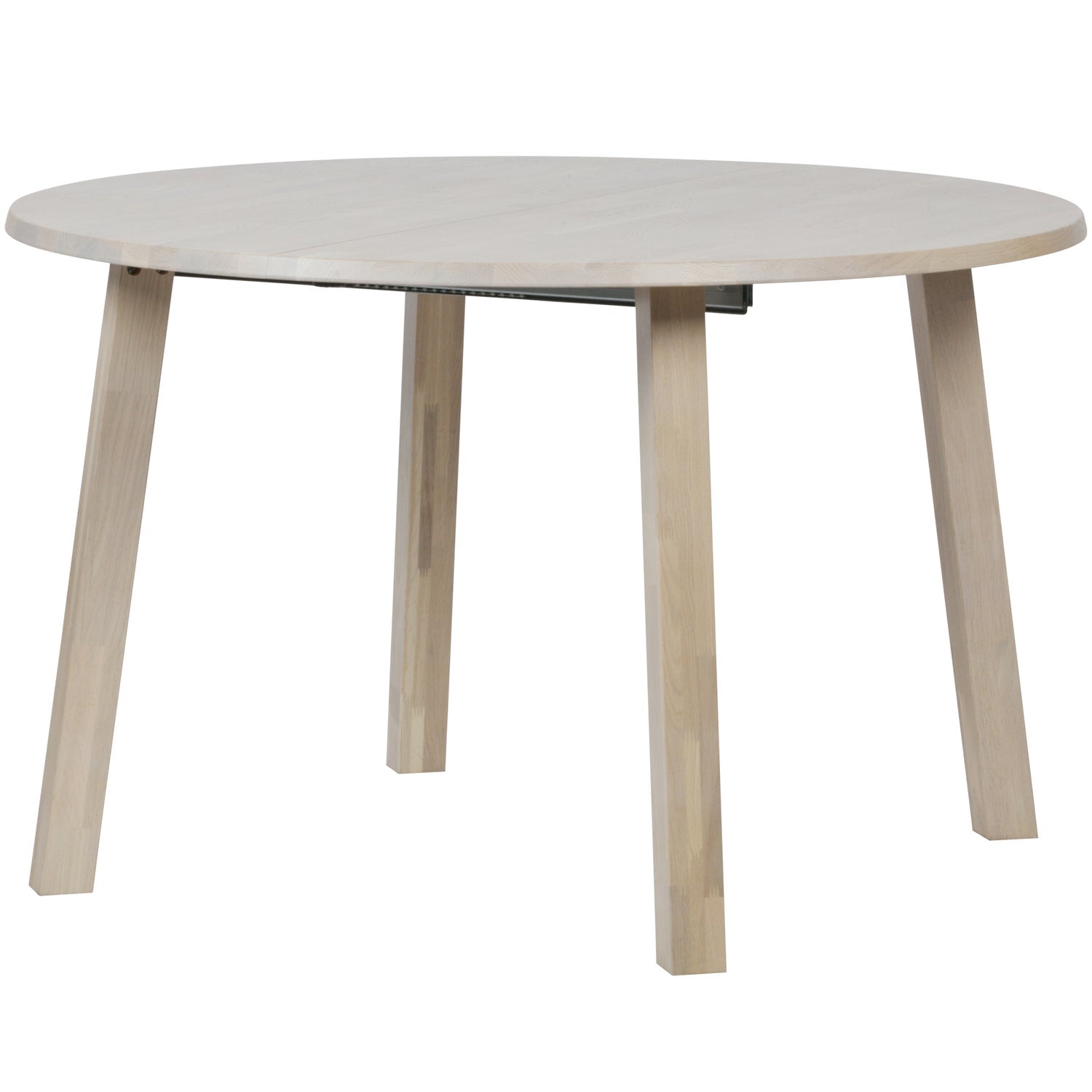 Tavolo da pranzo rotondo allungabile in rovere 75x120 cm
