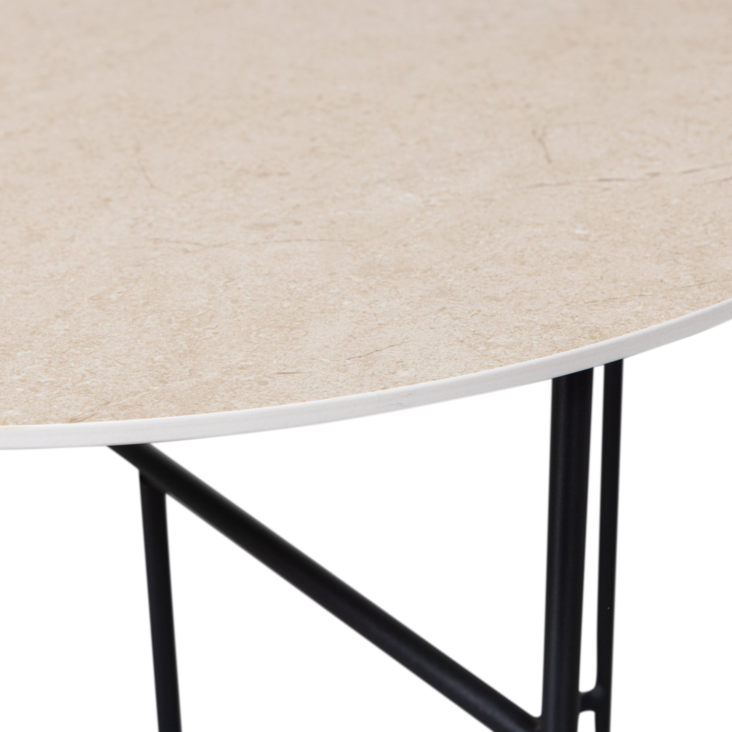 Tavolino piano in marmo Vida 48x60 cm