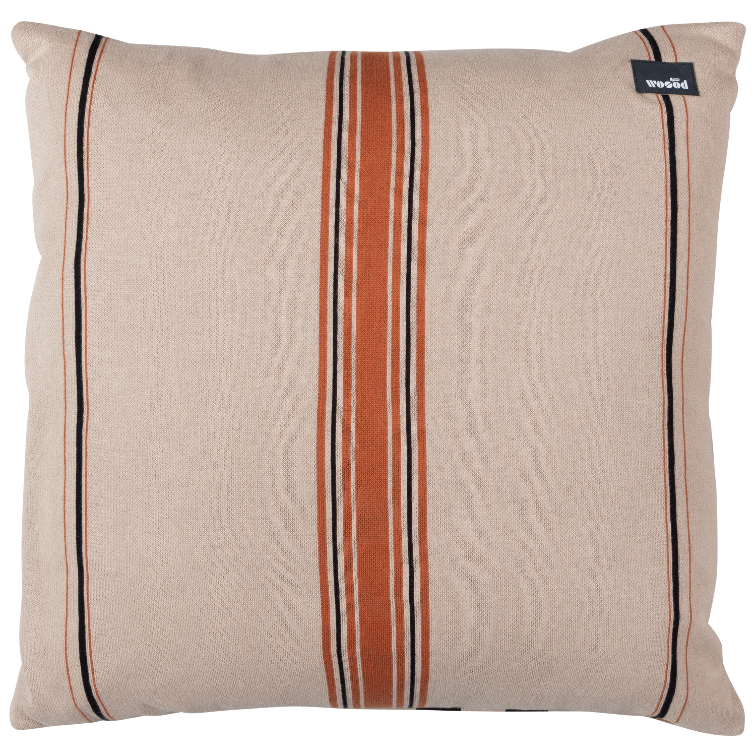 Cuscino a righe Hani 60x60 cm