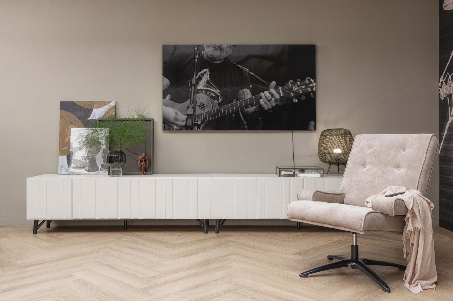 Mobile TV in legno di pino Miller 56x181 cm