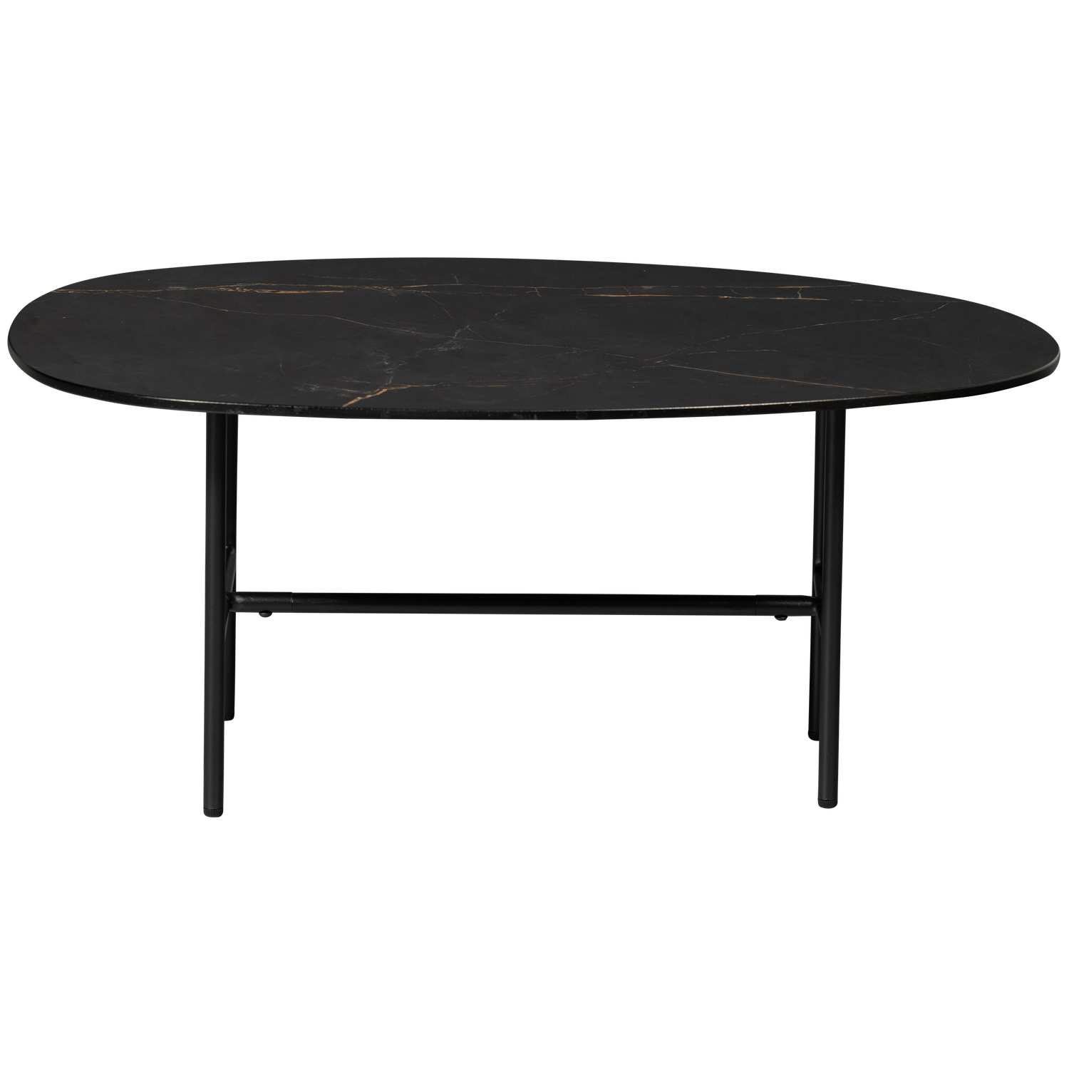 Tavolino effetto marmo nero Vajen