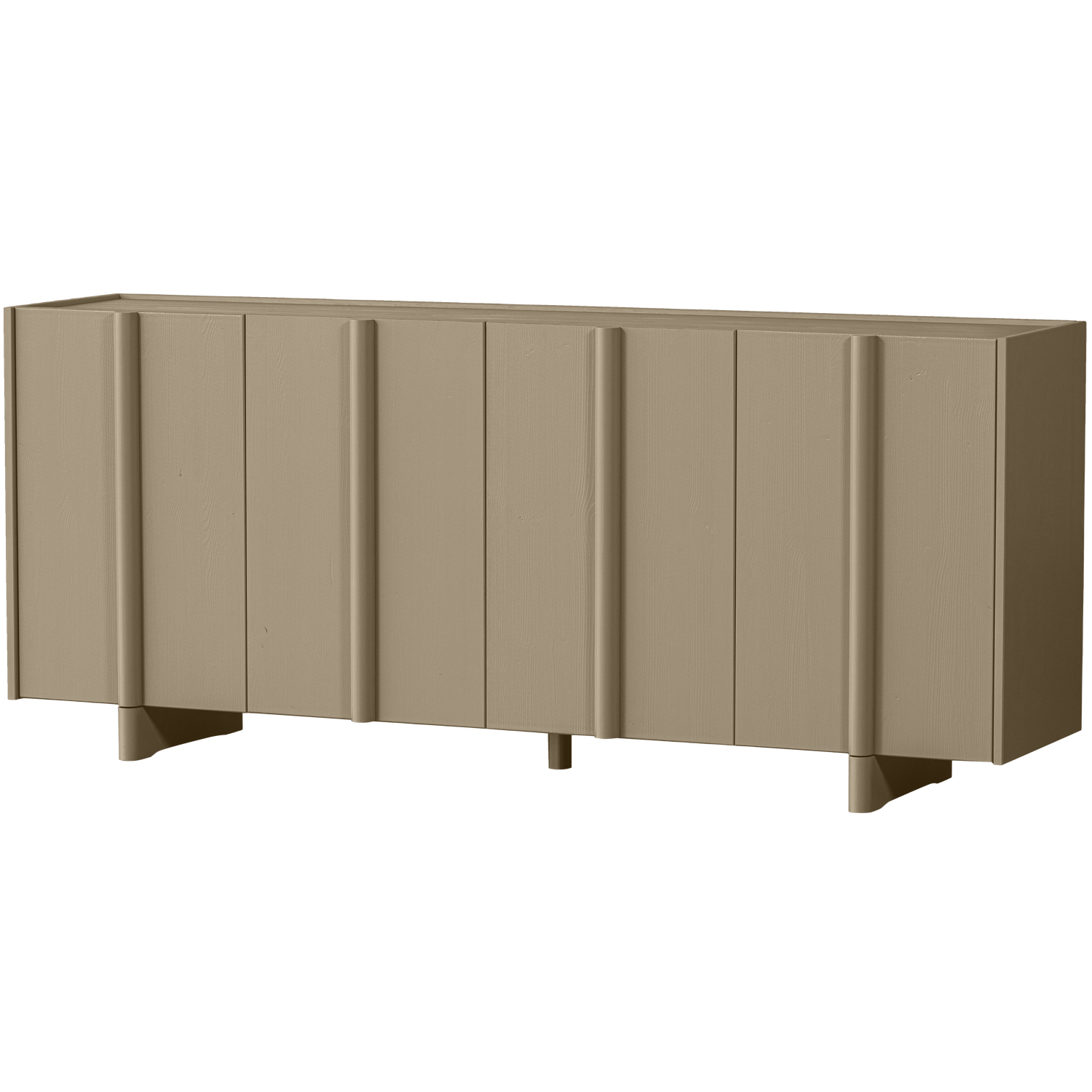 Madia 4 ante in legno di pino Basu 200x85 cm