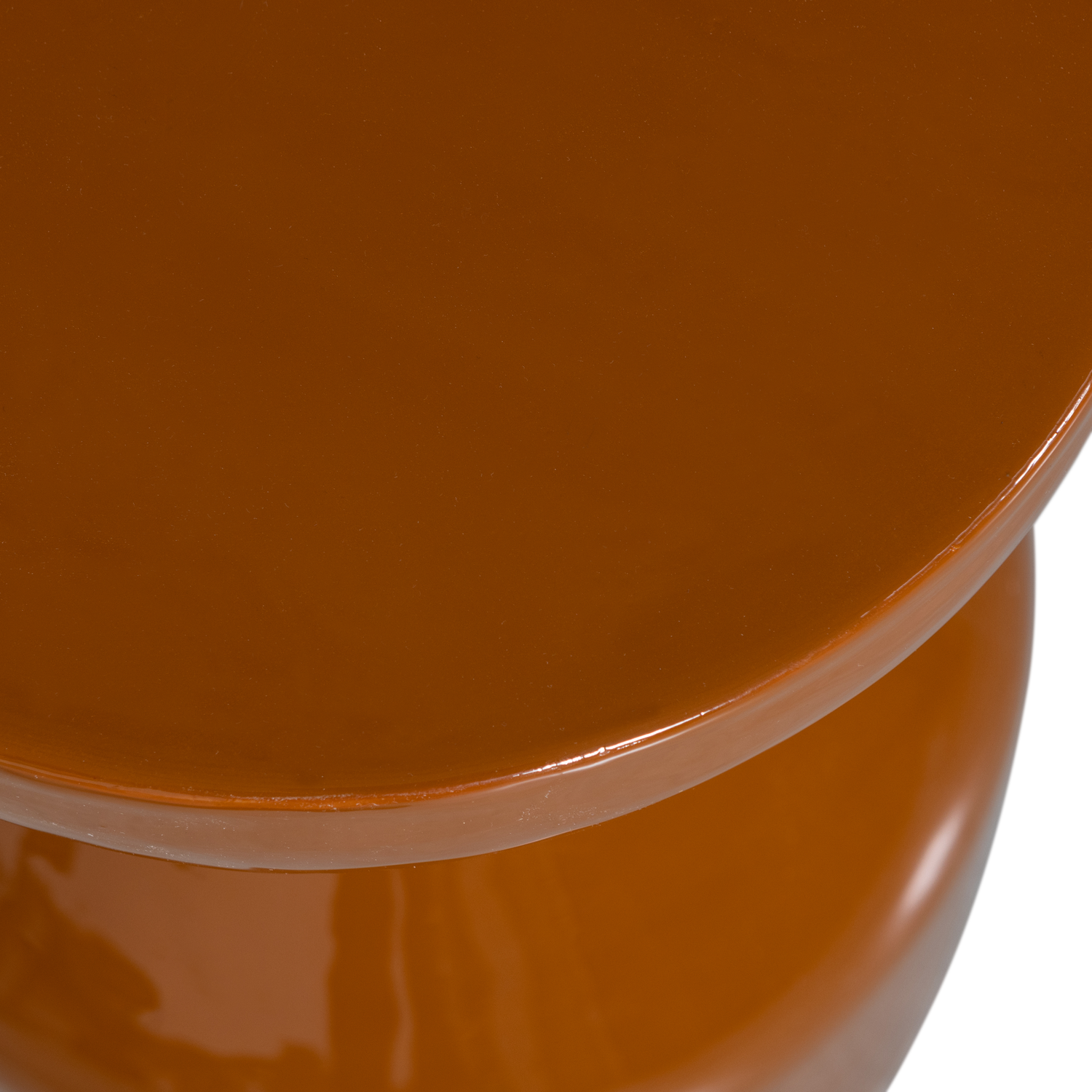 Tavolino in metallo lucido High Gloss 47x30 cm