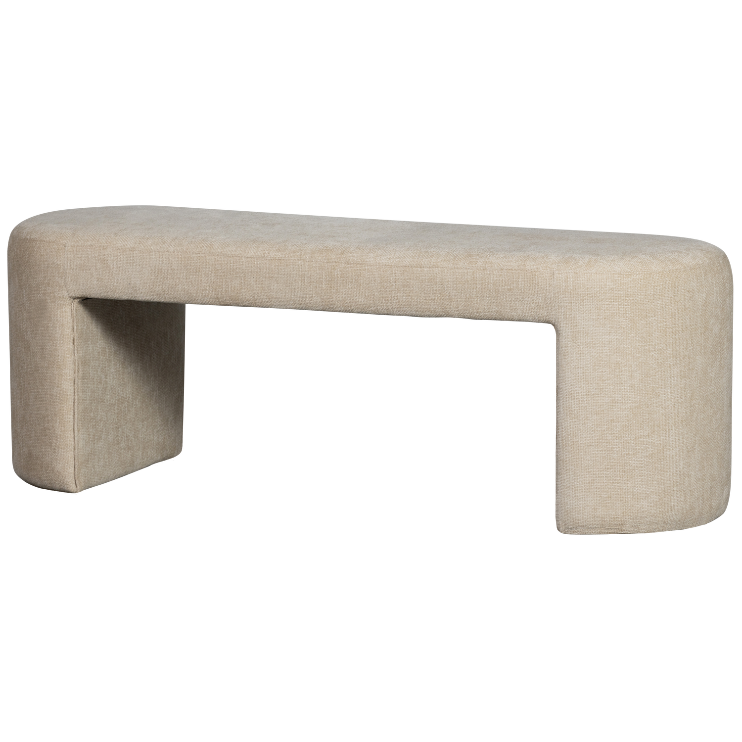 Banc en chenille Jacob 46x130 cm