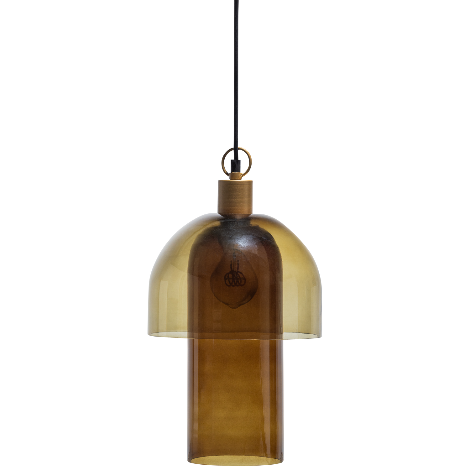 Lampe à suspension en verre coloré Gigi 31x22 cm