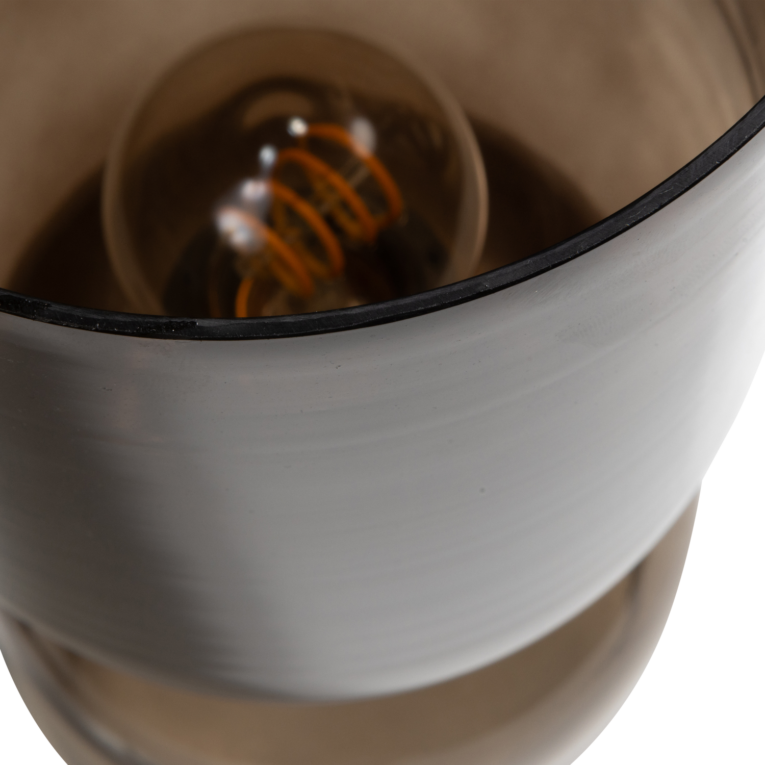 Lampada da tavolo in vetro colorato Gigi 51x15 cm