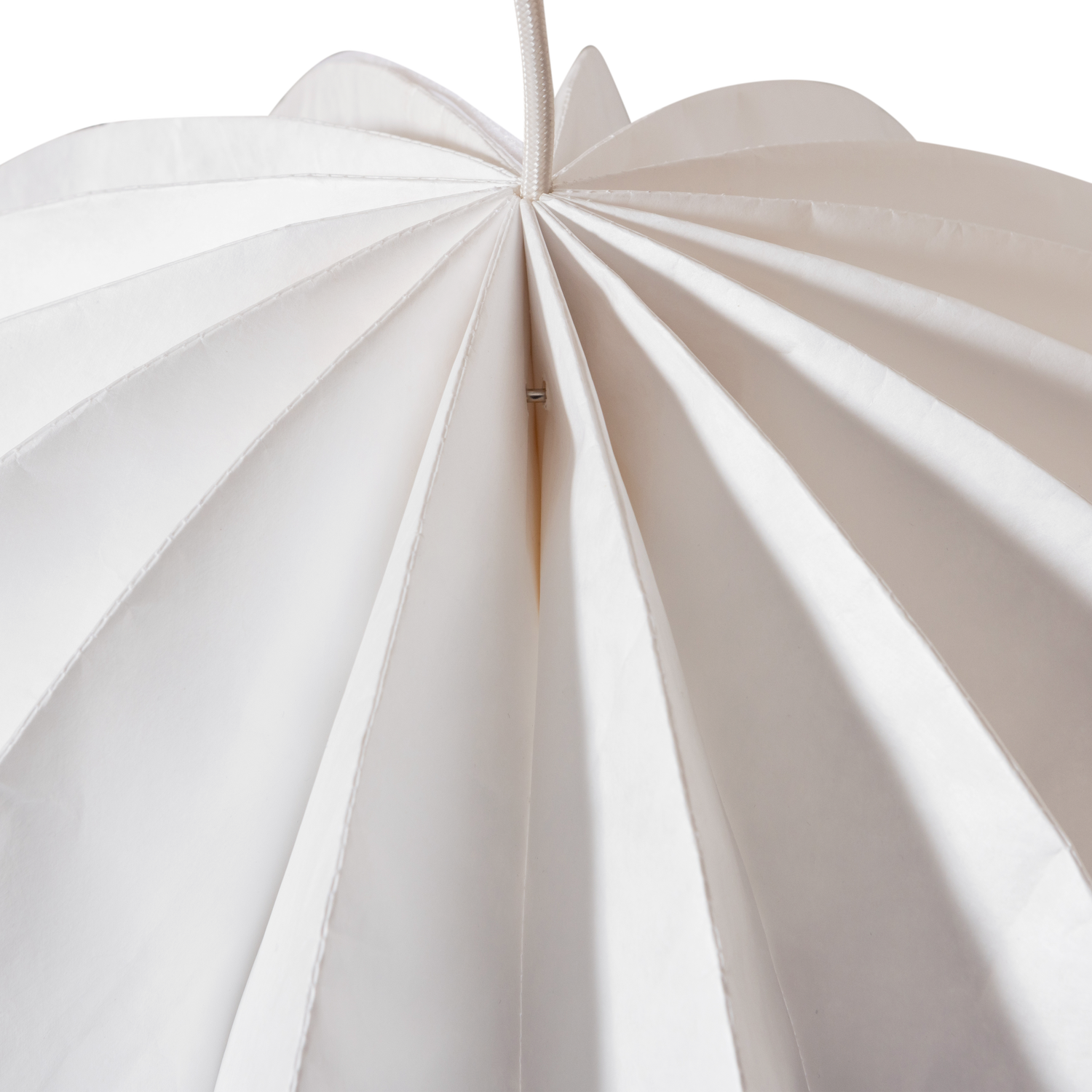 Lampada a sospensione in carta Dalia 37x60 cm