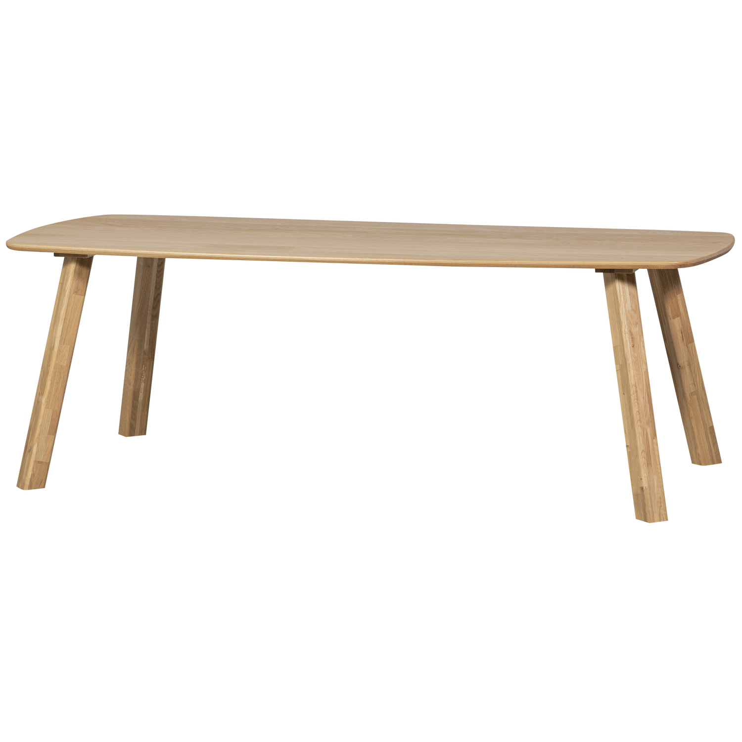 Tavolo da pranzo ovale in rovere Tablo 74x220 cm